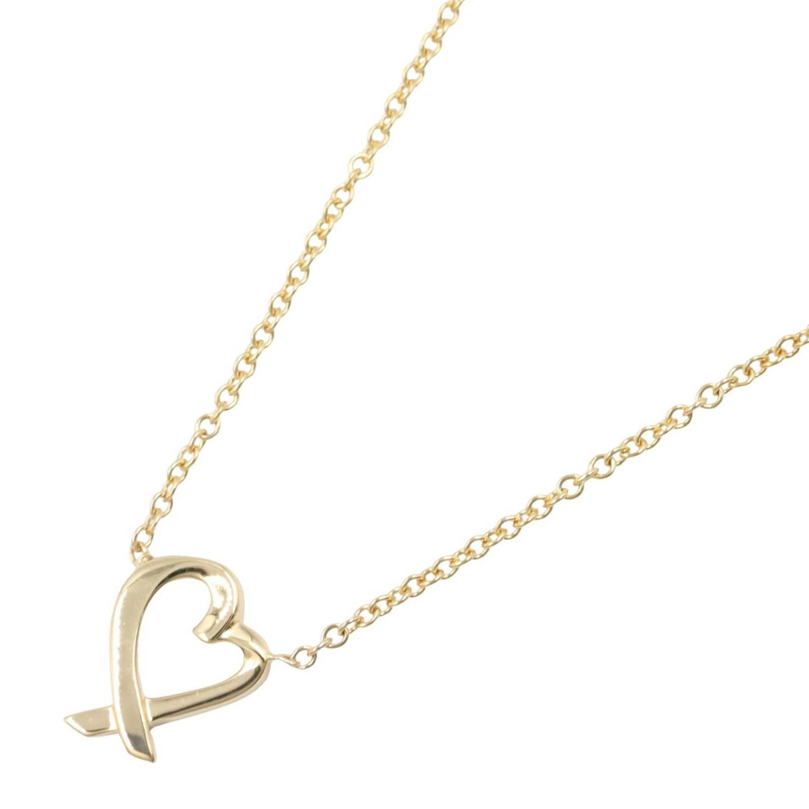 Tiffany & Co. Loving Heart Necklace 18K Yellow Gold Women'S: Tiffany & Co. Loving Heart Necklace 18K Yellow Gold Women'S Tiffany & Co. Loving Heart Necklace in 18K Yellow Gold features a beautiful, delicate design with a 10mm x 8mm pendant. The necklace boasts
