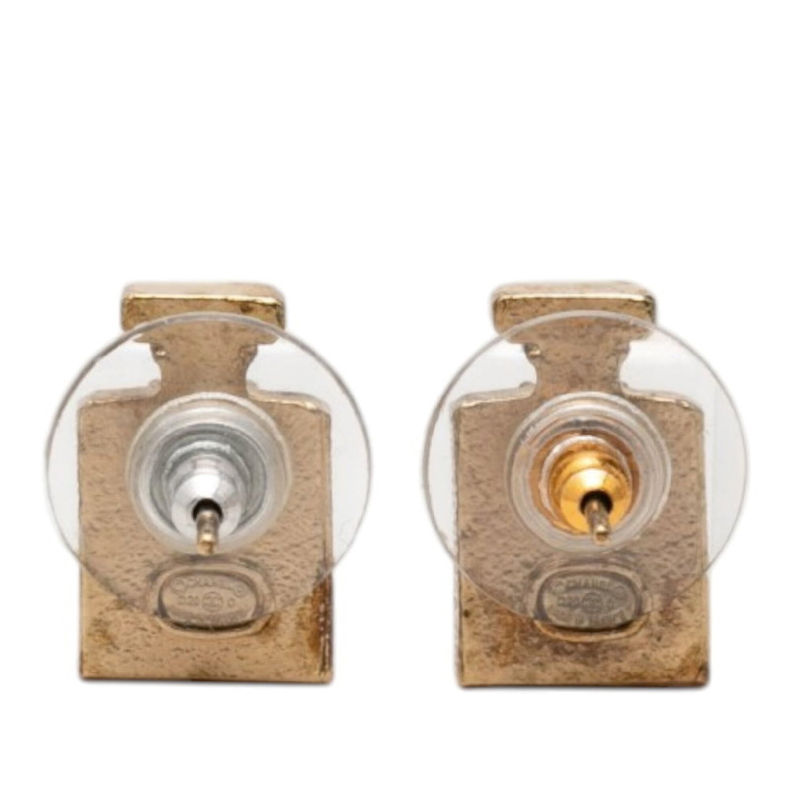 Chanel Stud Earrings Gold Plating - 2