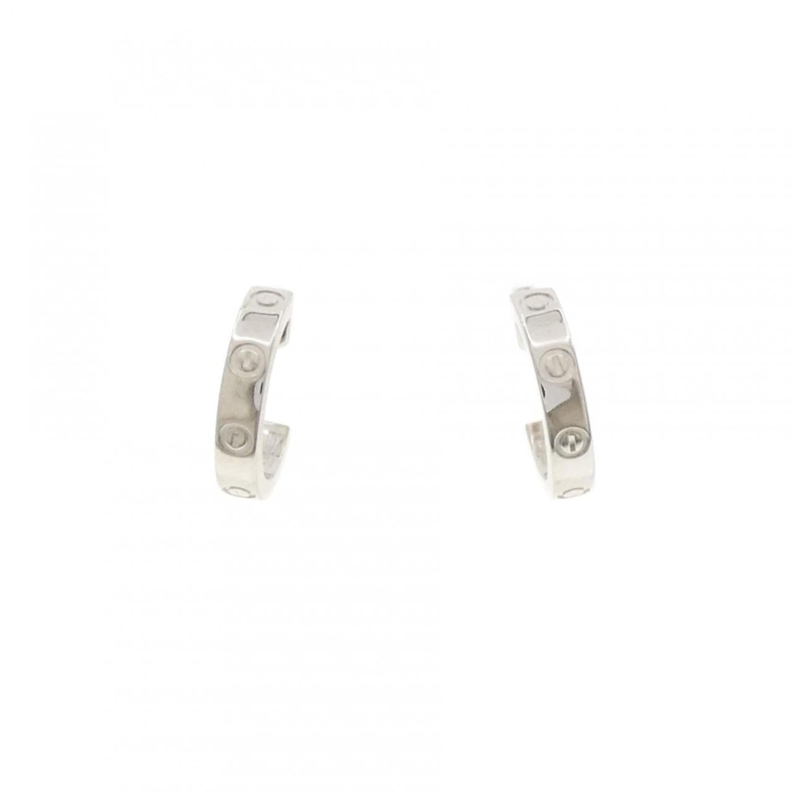 Cartier Hoop Earrings White Gold (18K) (1 of 4)
