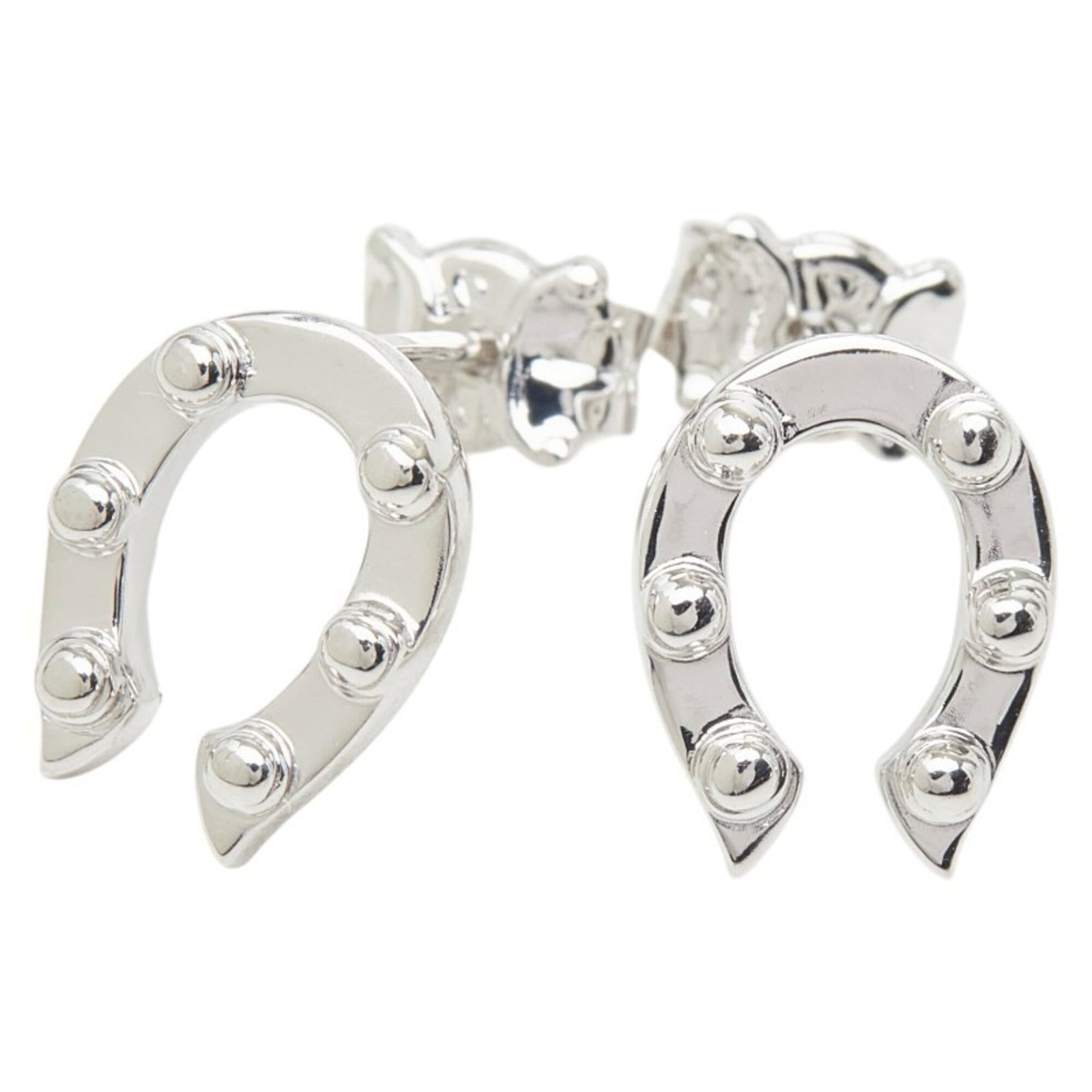 Celine Stud Earrings White Gold (18K): Celine Stud Earrings White Gold (18K) Stud earrings in white gold (18K) with a sleek, modern design. The Celine brand is known for its high-quality craftsmanship and attention to detail, evident in th