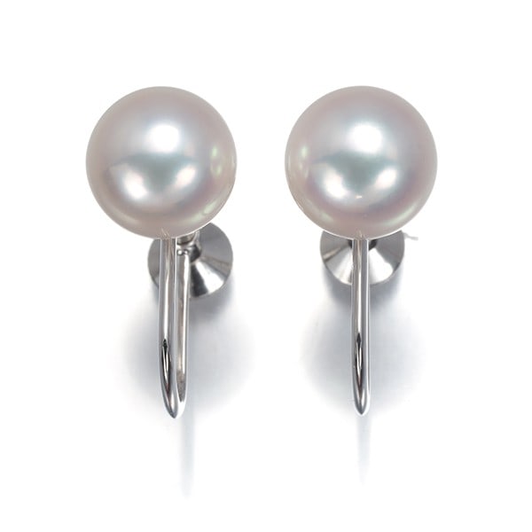 Mikimoto Earrings Akoya Pearl 7.3Mm Solitaire 18K 750 White Gold: Mikimoto Earrings Akoya Pearl 7.3Mm Solitaire 18K 750 White Gold The Mikimoto Earrings feature a stunning 7.3mm Akoya Pearl solitaire set in 18k white gold, showcasing the beauty of high-quality craft