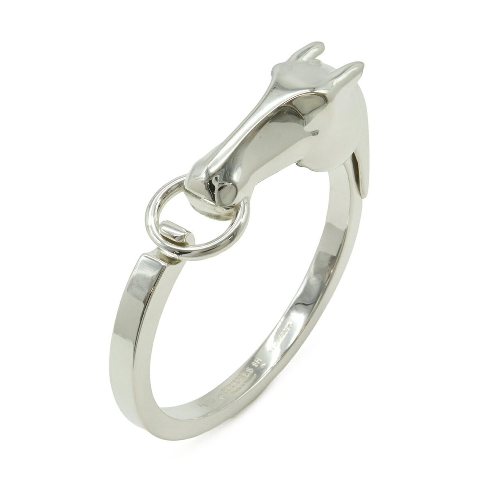 Silver Charm Bracelet 925 by Hermes: Silver Charm Bracelet 925 by Hermes Silver Charm Bracelet 925 by Hermes, crafted from high-quality silver 925 material, features a sleek design with a width of 15cm / 5.9''. This mint condition charm