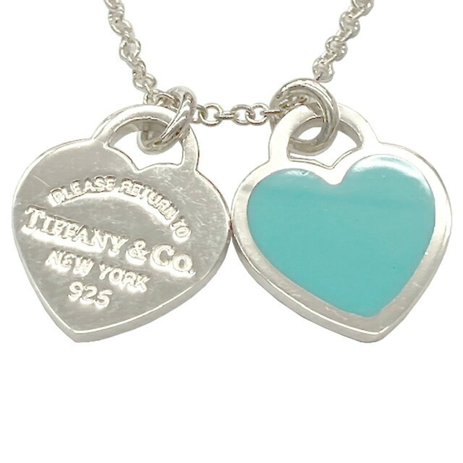 Silver 925 Sv925 Pendant Necklace For Women's Return To Tiffany: Silver 925 Sv925 Pendant Necklace For Women's Return To Tiffany Silver 925 Sv925 Pendant Necklace For Women's Return To Tiffany features a beautiful blue pendant made from high-quality silver, set in
