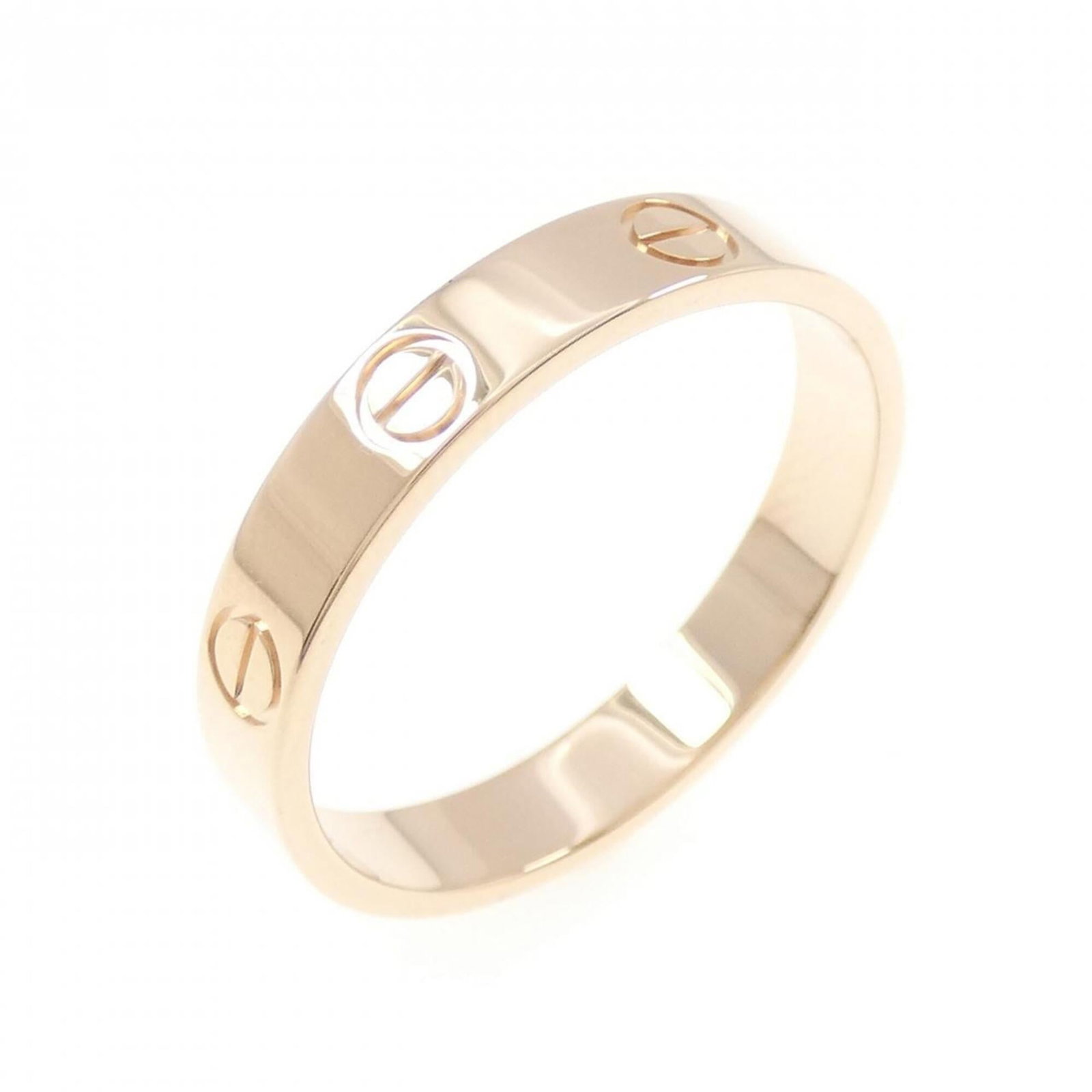 Pink gold 18k ring band from Cartier: Pink gold 18k ring band from Cartier Pink gold 18k ring band from Cartier, featuring a beautiful pink hue and made from high-quality 18k pink gold. This lovely piece has been carefully preserved in