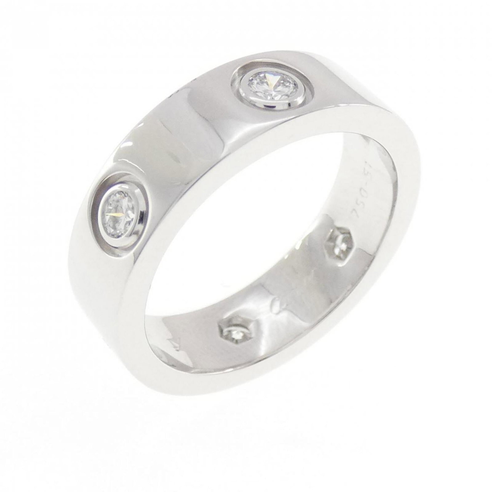 White Gold Cartier Band Ring 18K: White Gold Cartier Band Ring 18K White Gold Cartier Band Ring 18K features an elegant design with a classic band style, showcasing the luxury of 18K white gold material. This beautifully crafted ring 