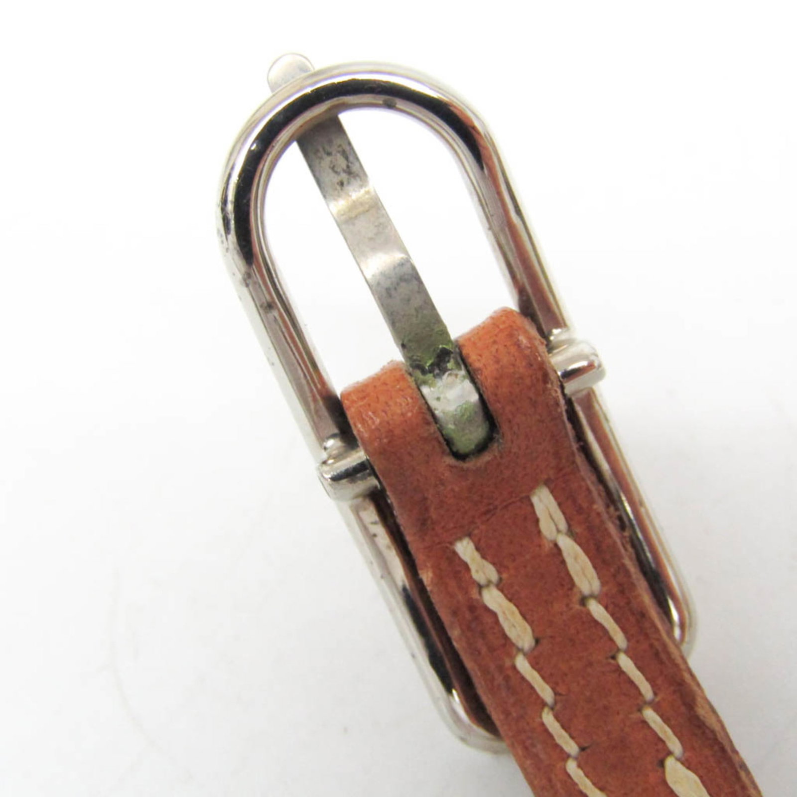 Metal leather bangle Hermes - 7