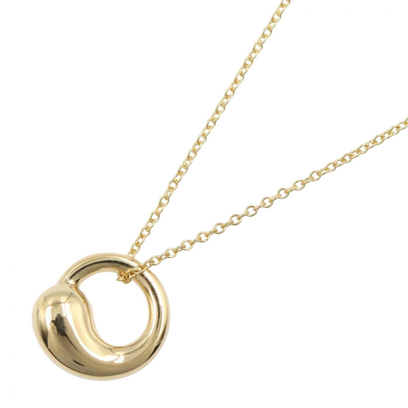 Tiffany & Co. Eternal Necklace 18K Yellow Gold Women'S Gold: Tiffany & Co. Eternal Necklace 18K Yellow Gold Women'S Gold Tiffany & Co. Eternal Necklace in 18K Yellow Gold boasts a sleek design with a 12mm x 12mm pendant, set against a sturdy chain that fits com