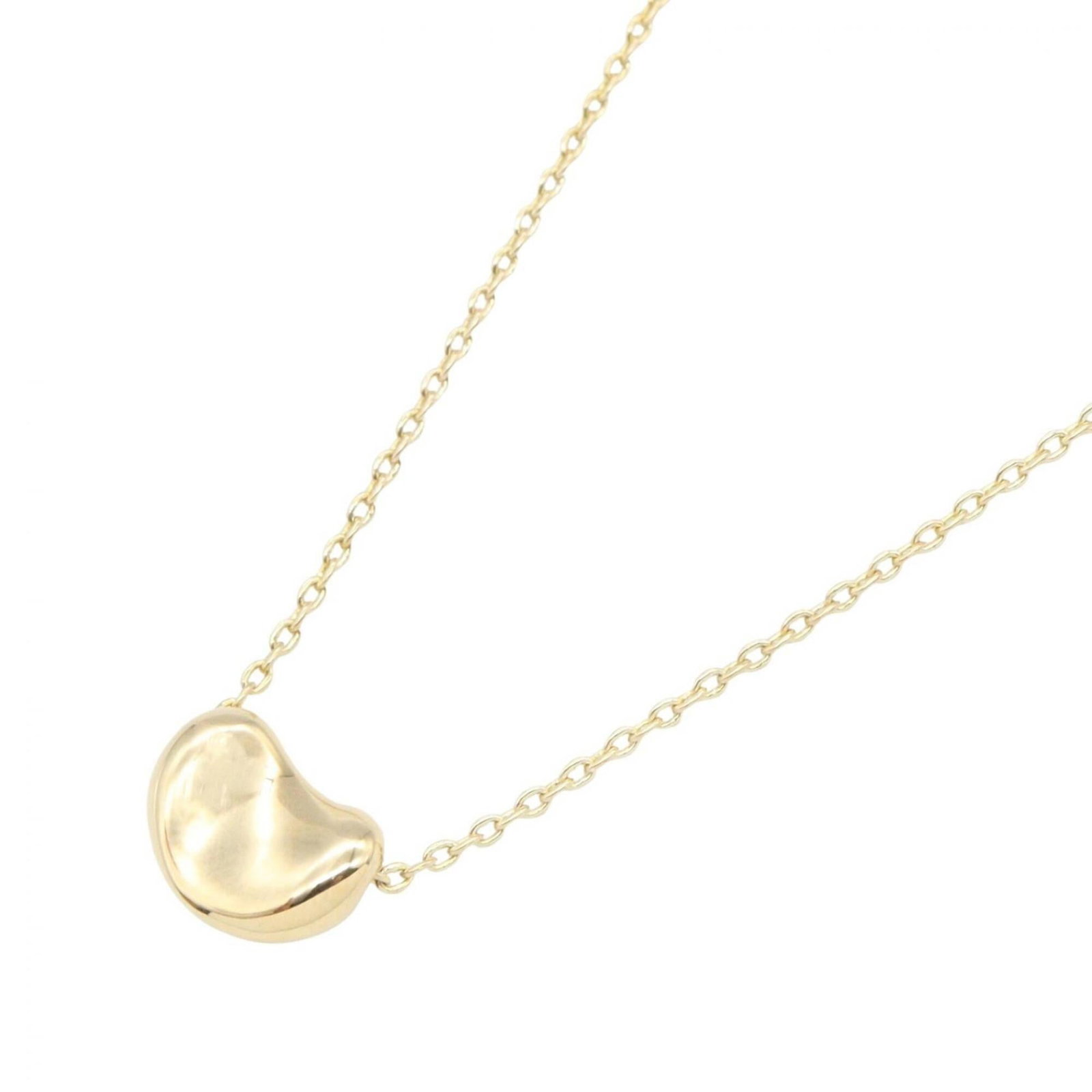 Tiffany & Co. Bean Necklace 18K (Yellow Gold) Women'S Jewelry Gold Tone: Tiffany & Co. Bean Necklace 18K (Yellow Gold) Women'S Jewelry Gold Tone Tiffany & Co.'s iconic Bean Necklace shines in 18K yellow gold, its delicate design a testament to timeless elegance. This women