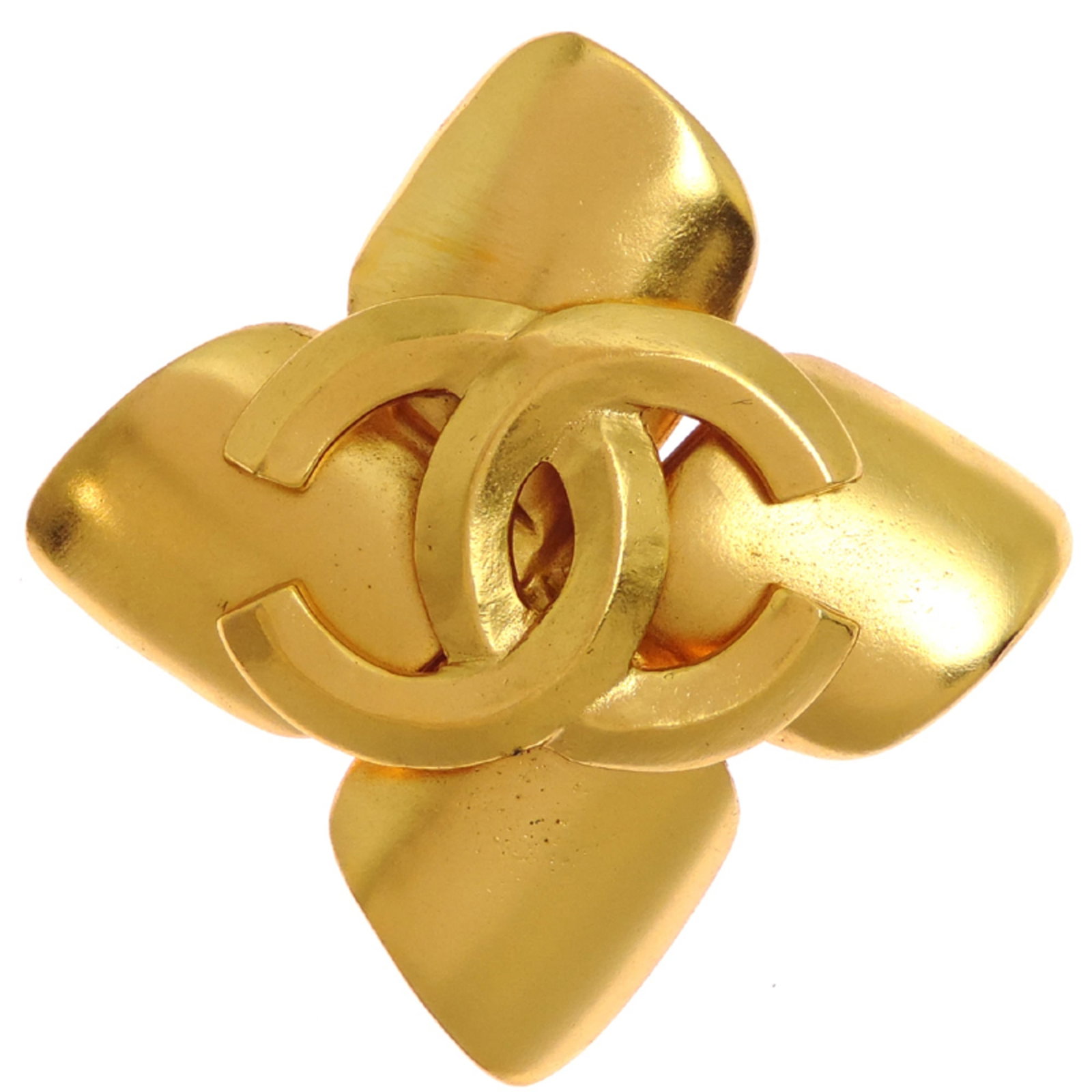 Gold Plating Brooch Chanel (1 of 4)