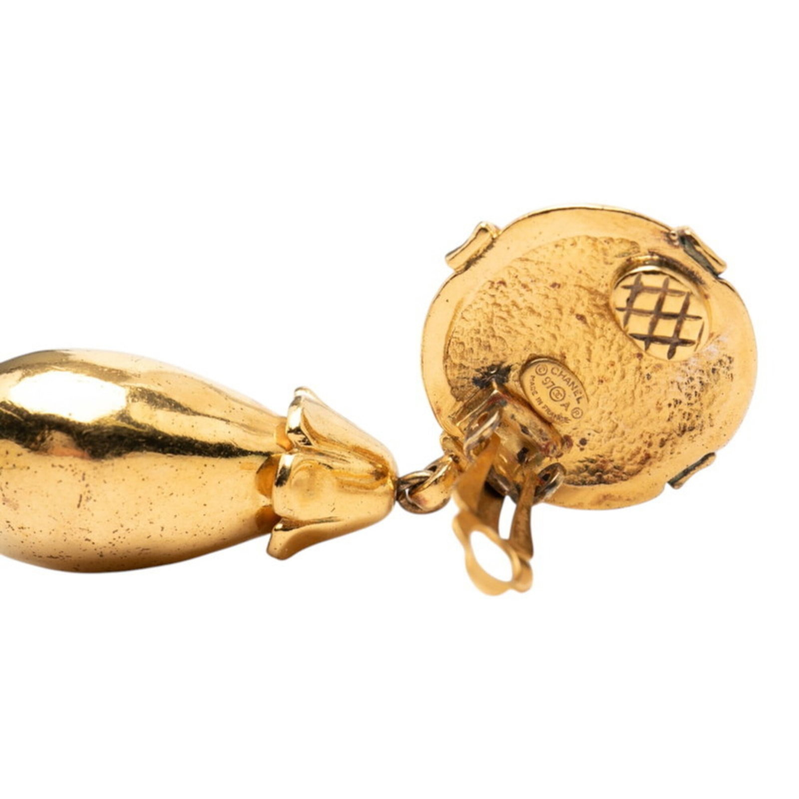 Clip earrings gold plating by Chanel - 3