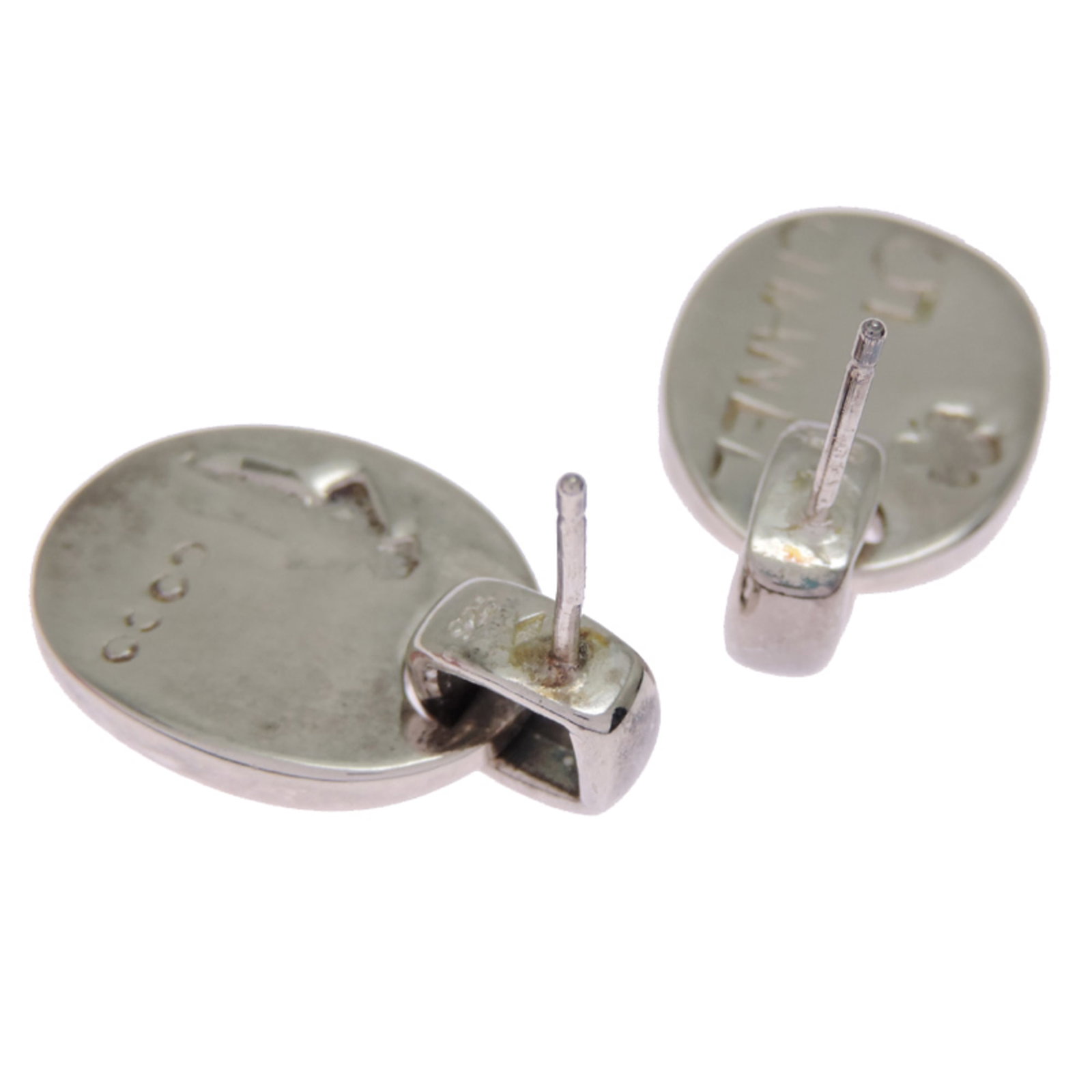 Chanel stud earrings silver 925 - 5