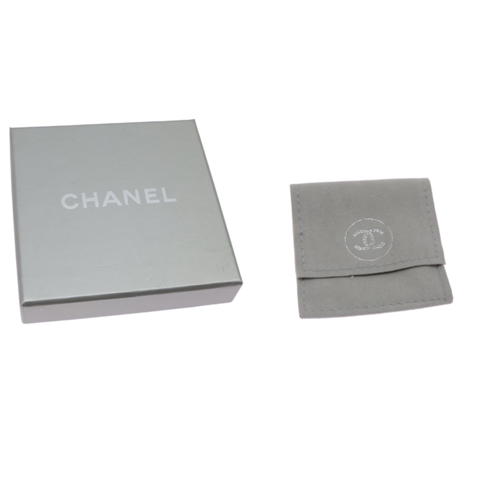 Chanel stud earrings silver 925 - 8