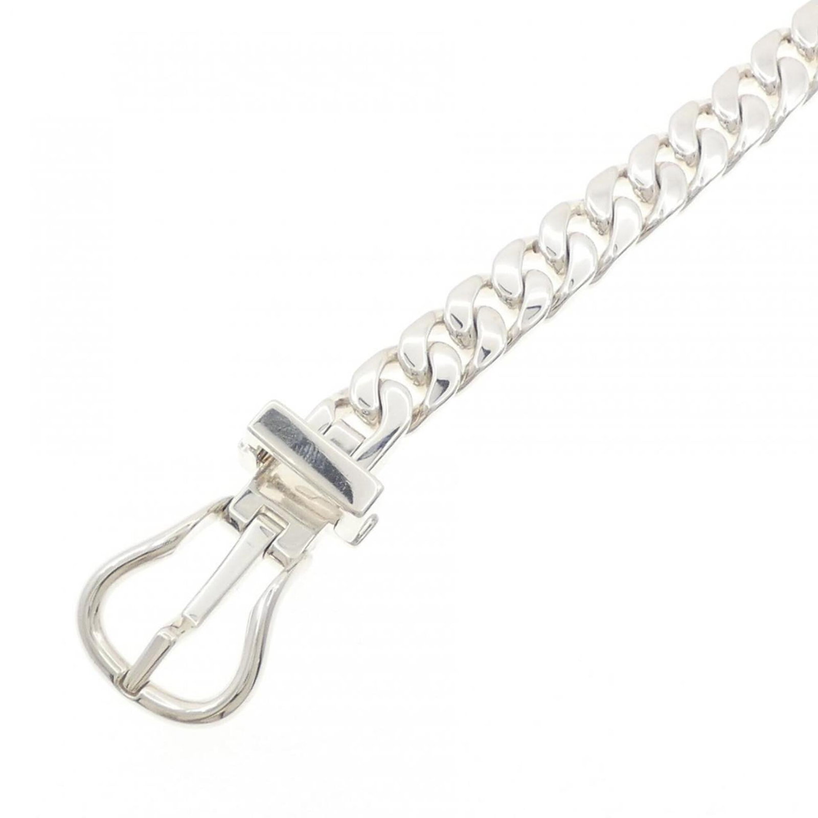 Silver Charm Bracelet 925 by Hermes: Silver Charm Bracelet 925 by Hermes Silver Charm Bracelet 925 by Hermes, a timeless and elegant accessory featuring the iconic Herm?s charm design, crafted from high-quality silver 925 material. Measu