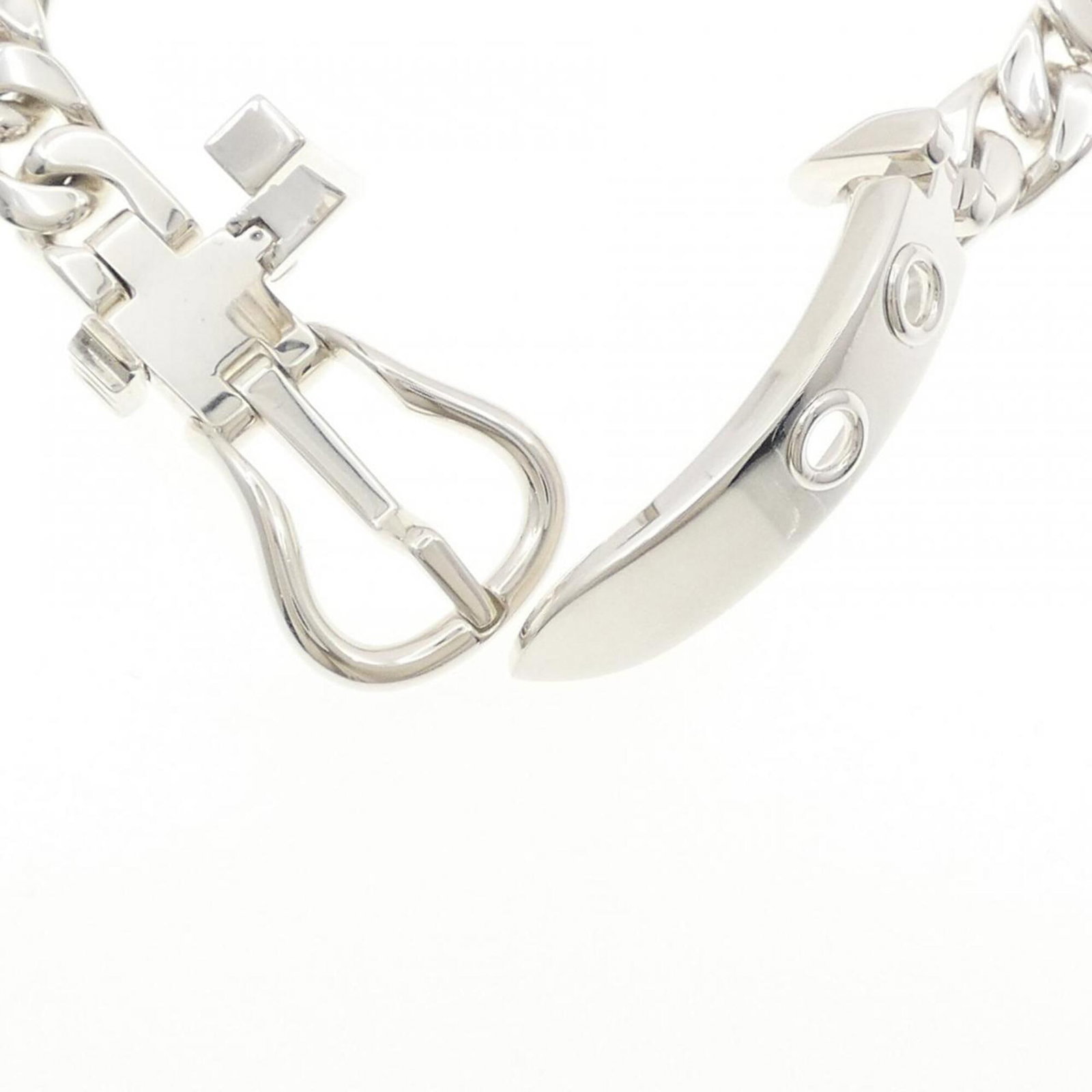 Silver Charm Bracelet 925 by Hermes - 4