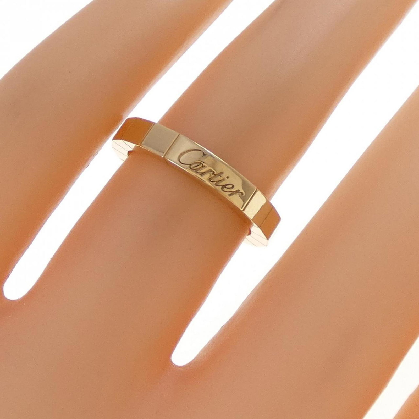 Yellow Gold Cartier Ring Band - 3
