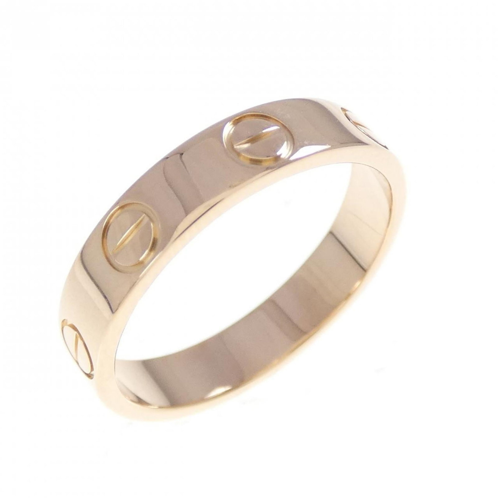 Pink gold 18k ring band from Cartier: Pink gold 18k ring band from Cartier Pink gold 18k band from Cartier, with its elegant pink hue and refined design. This lovely ring band boasts the signature style of the renowned luxury brand, Carti