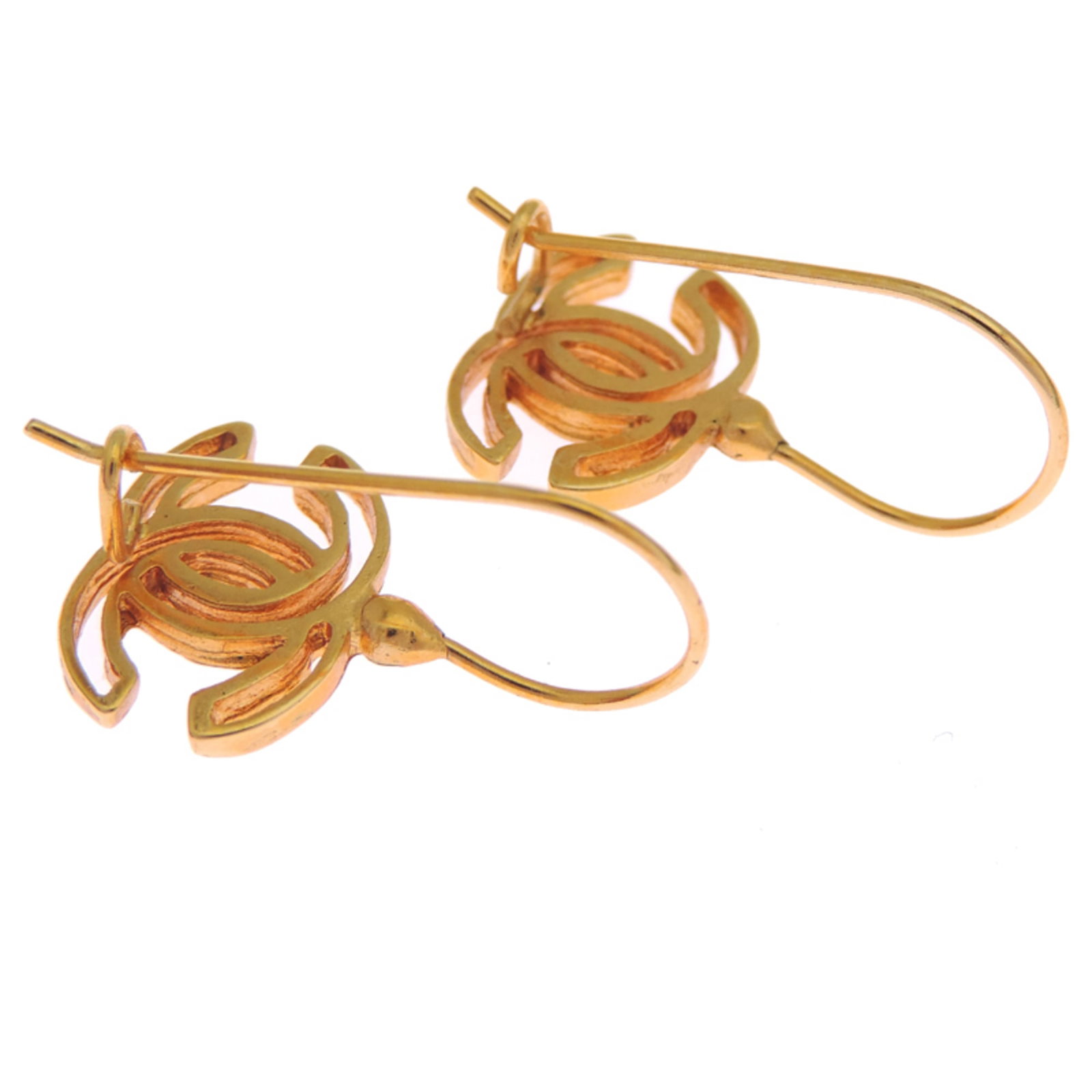 Chanel Stud Earrings Gold Plating - 3