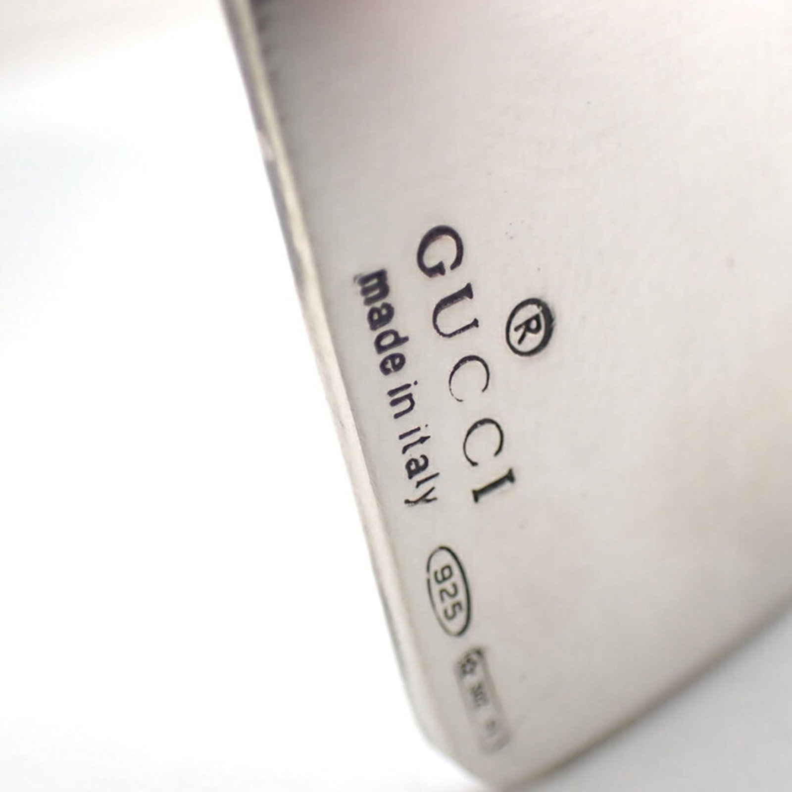 Sterling Silver Gucci Bangle 925 - 7
