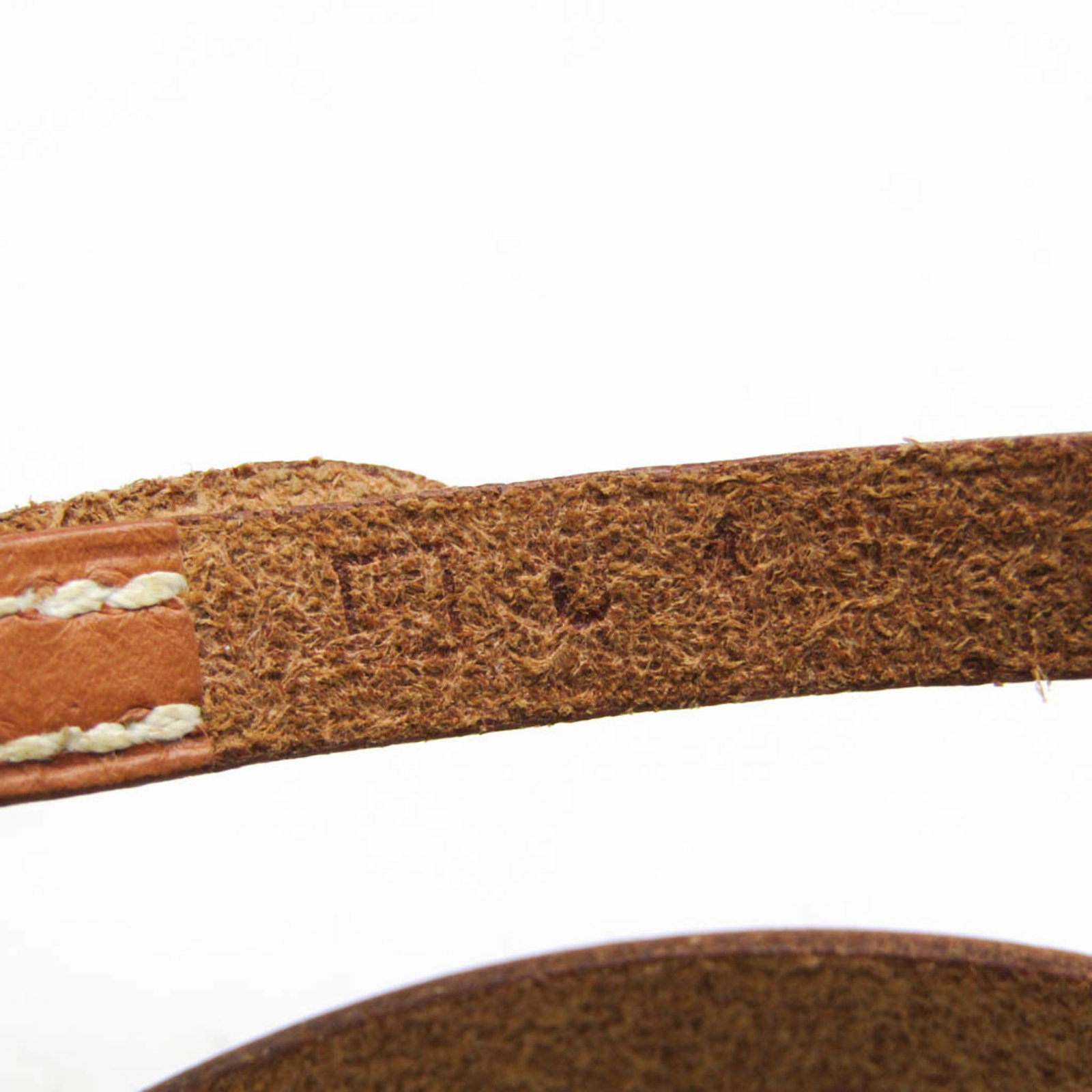 Metal leather bangle Hermes - 7