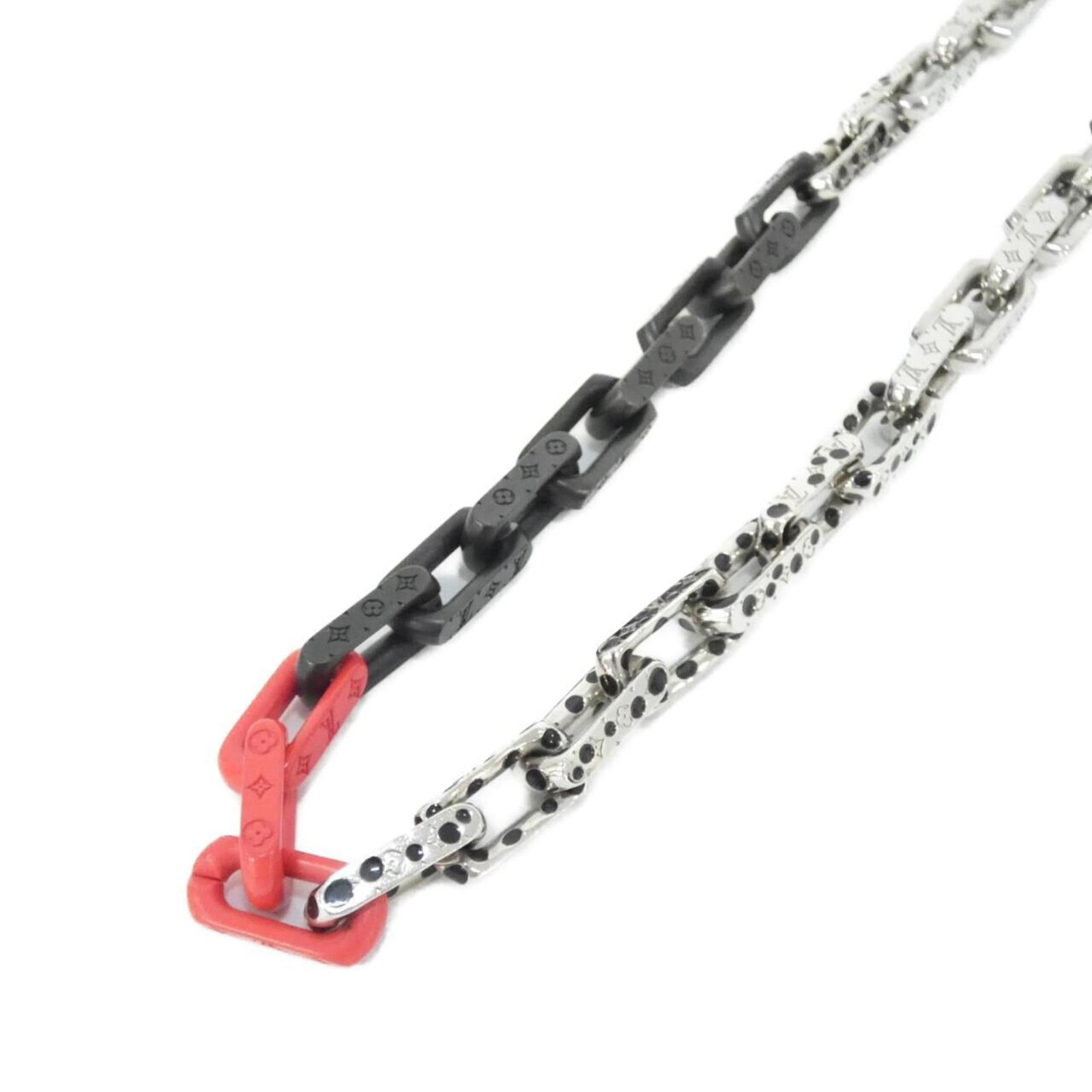 Monogram Chain Necklace Dot Infinity Yk Lv M01087 Collier X: Monogram Chain Necklace Dot Infinity Yk Lv M01087 Collier X Monogram Chain Necklace Dot Infinity Yk Lv M01087 Collier X bears the iconic Louis Vuitton signature, adding a touch of luxury to any outfit