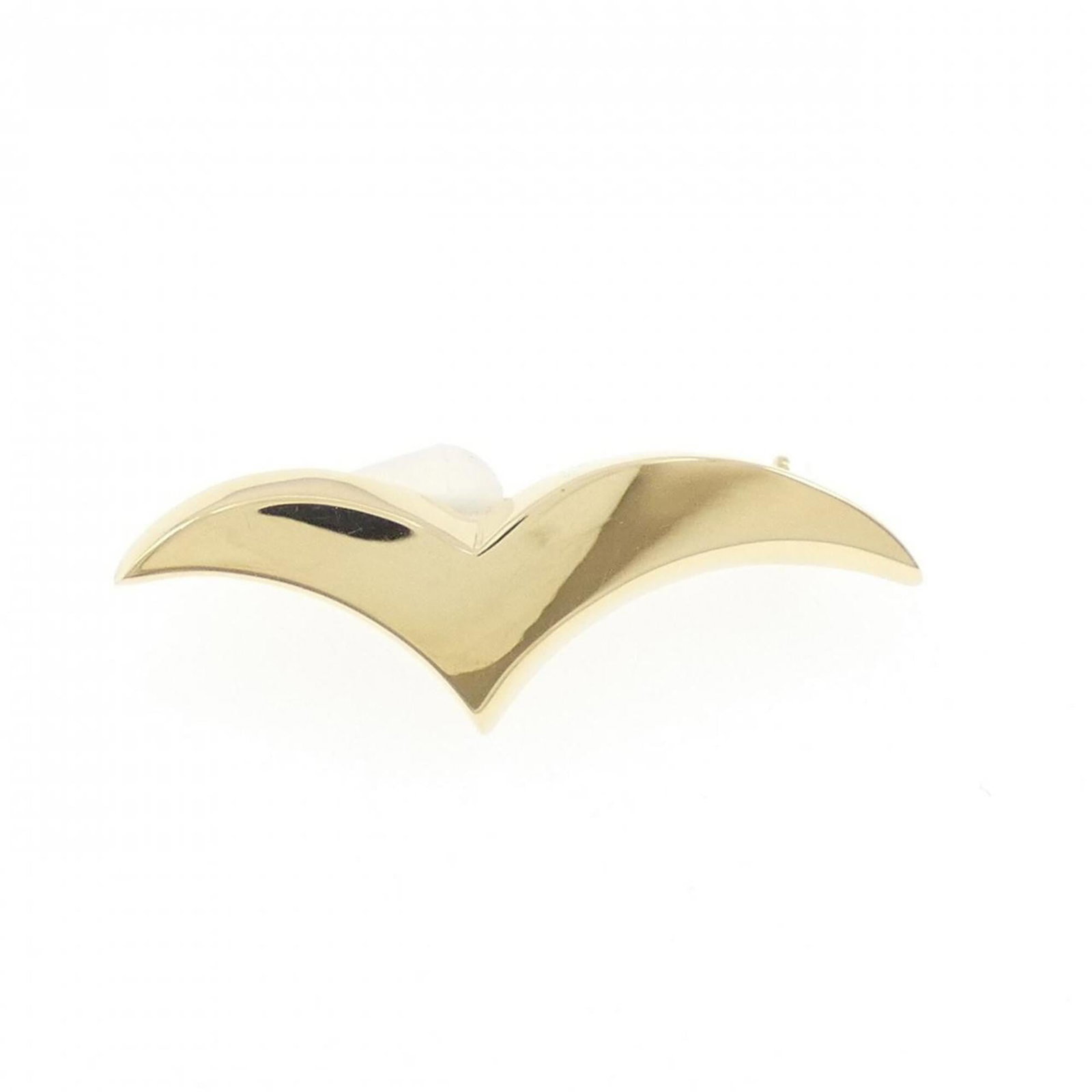 Tiffany Brooch Yellow Gold (18K): Tiffany Brooch Yellow Gold (18K) Tiffany's iconic yellow gold (18K) brooch boasts a timeless elegance with its subtle design. The slight scratches and minor wear on the surface add to its pre-owned
