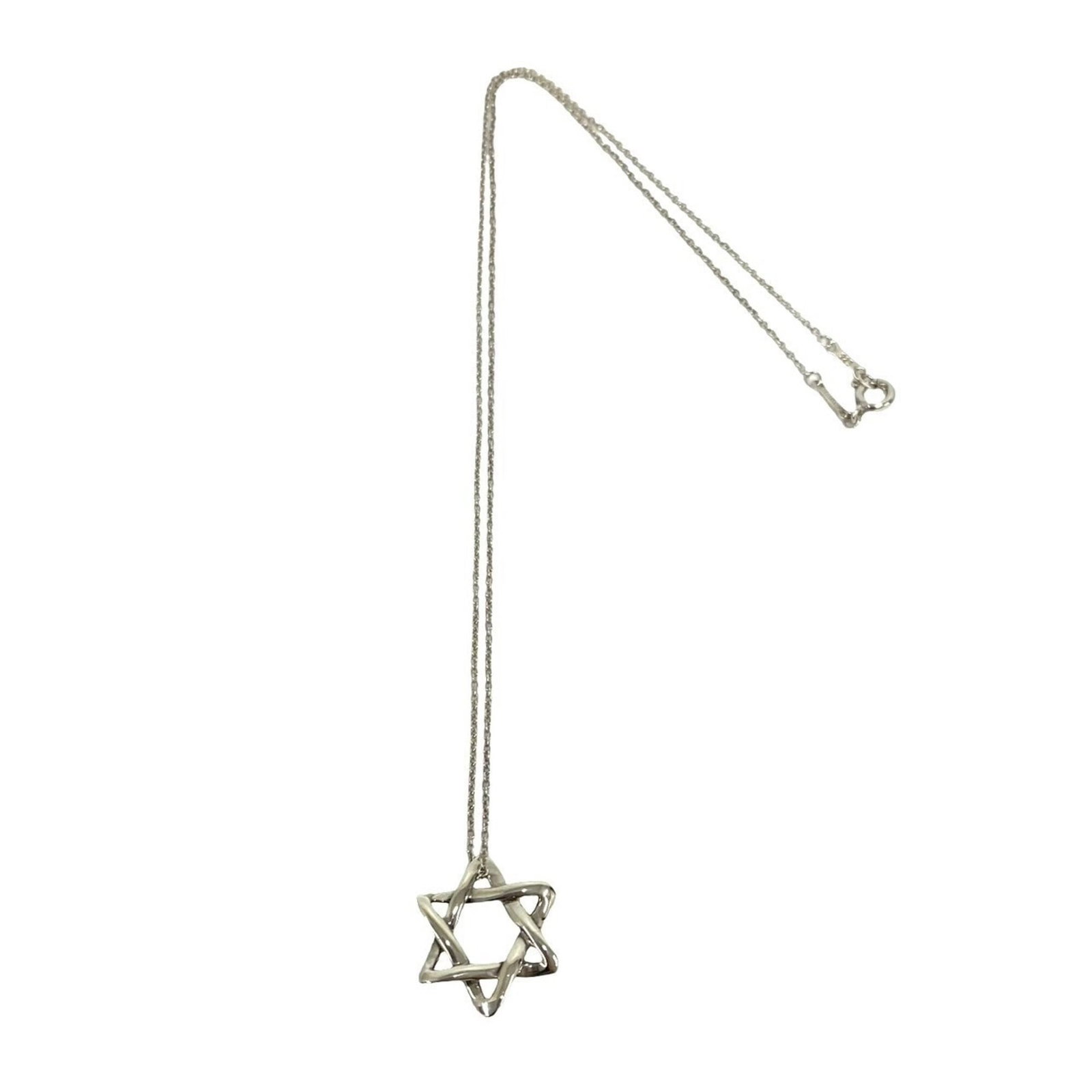 Sterling Silver 925 Necklace Pendant Choker Accessory Tiffany Co Tiffany Star Of David 40384: Sterling Silver 925 Necklace Pendant Choker Accessory Tiffany Co Tiffany Star Of David 40384 Sterling Silver 925 Necklace Pendant Choker Accessory Tiffany Co Tiffany Star Of David 40384 features a