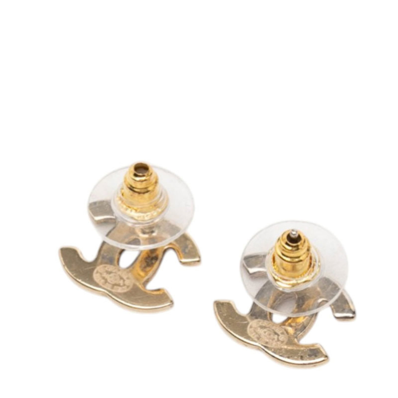 Stud earrings rhinestone Chanel - 2