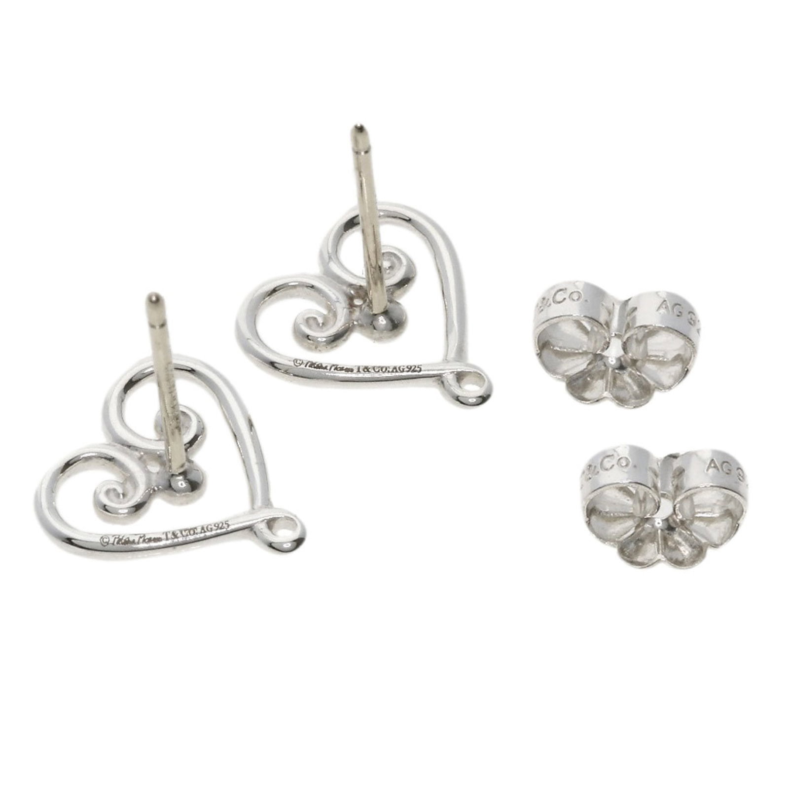 Stud earrings silver Tiffany - 2
