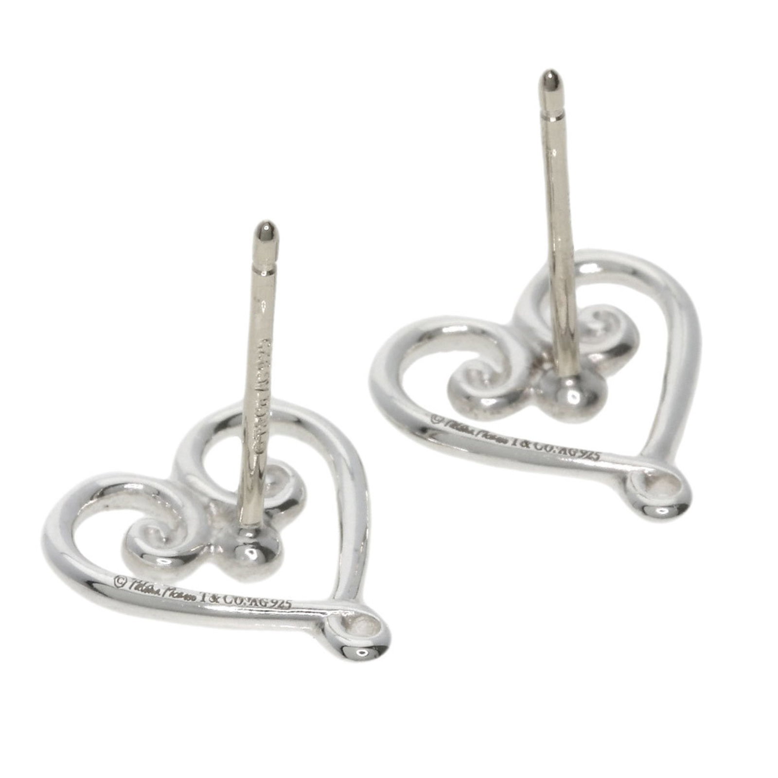 Stud earrings silver Tiffany - 3