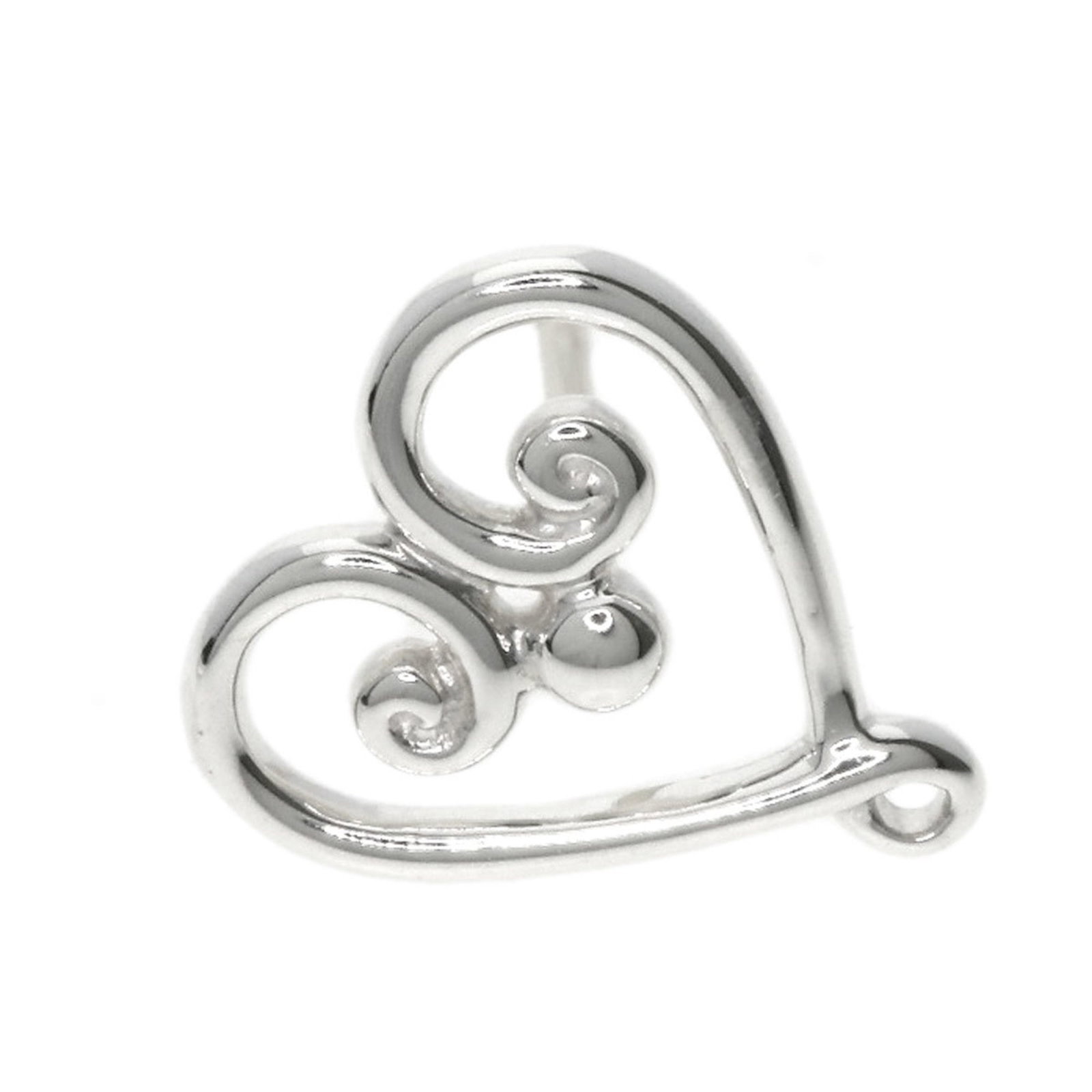 Stud earrings silver Tiffany - 5