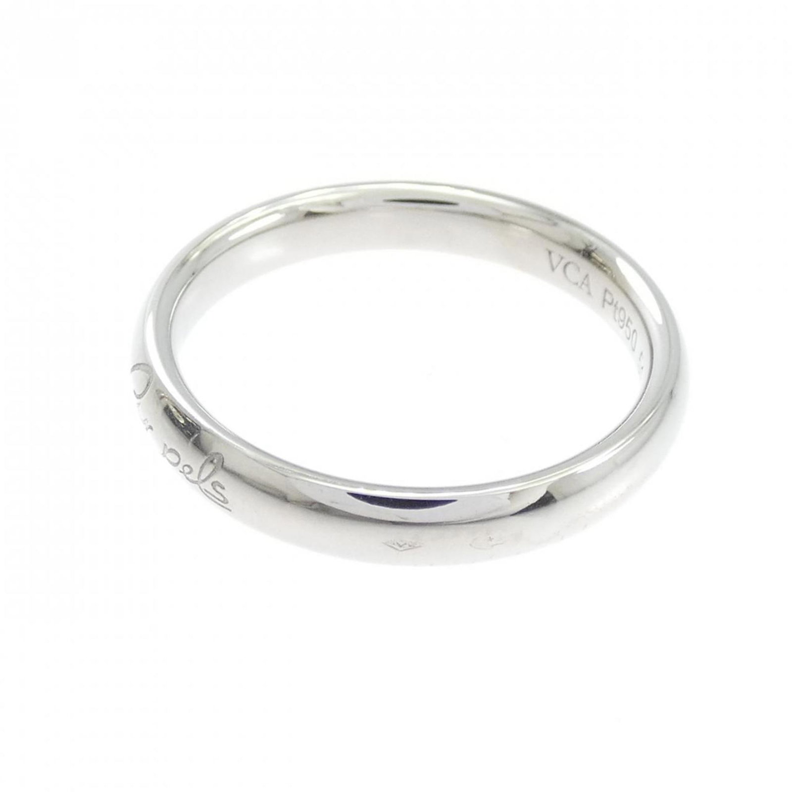 Band platinum ring van cleef arpels - 3