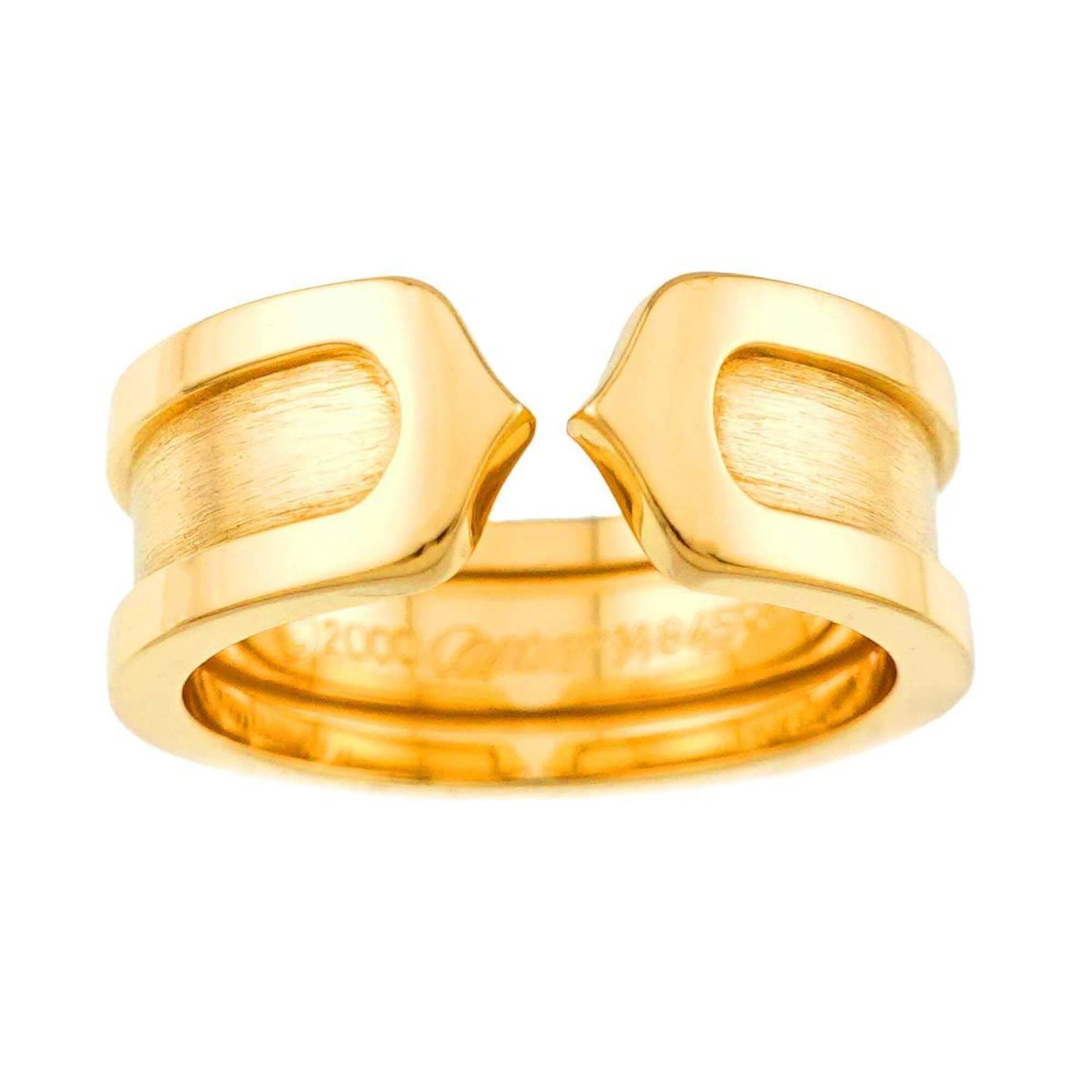 Yellow Gold Ring 18K Cartier: Yellow Gold Ring 18K Cartier 18K Yellow Gold Cartier Band Ring - A high-quality, like-new band ring in excellent condition. This beautiful piece features 18K yellow gold material and a classic design