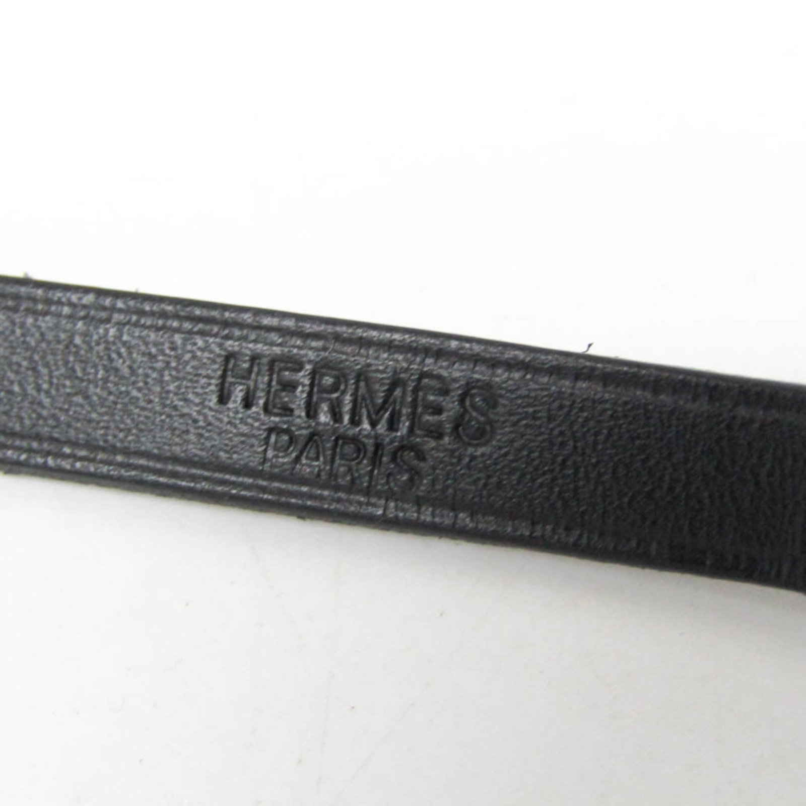 Metal leather bangle Hermes - 10