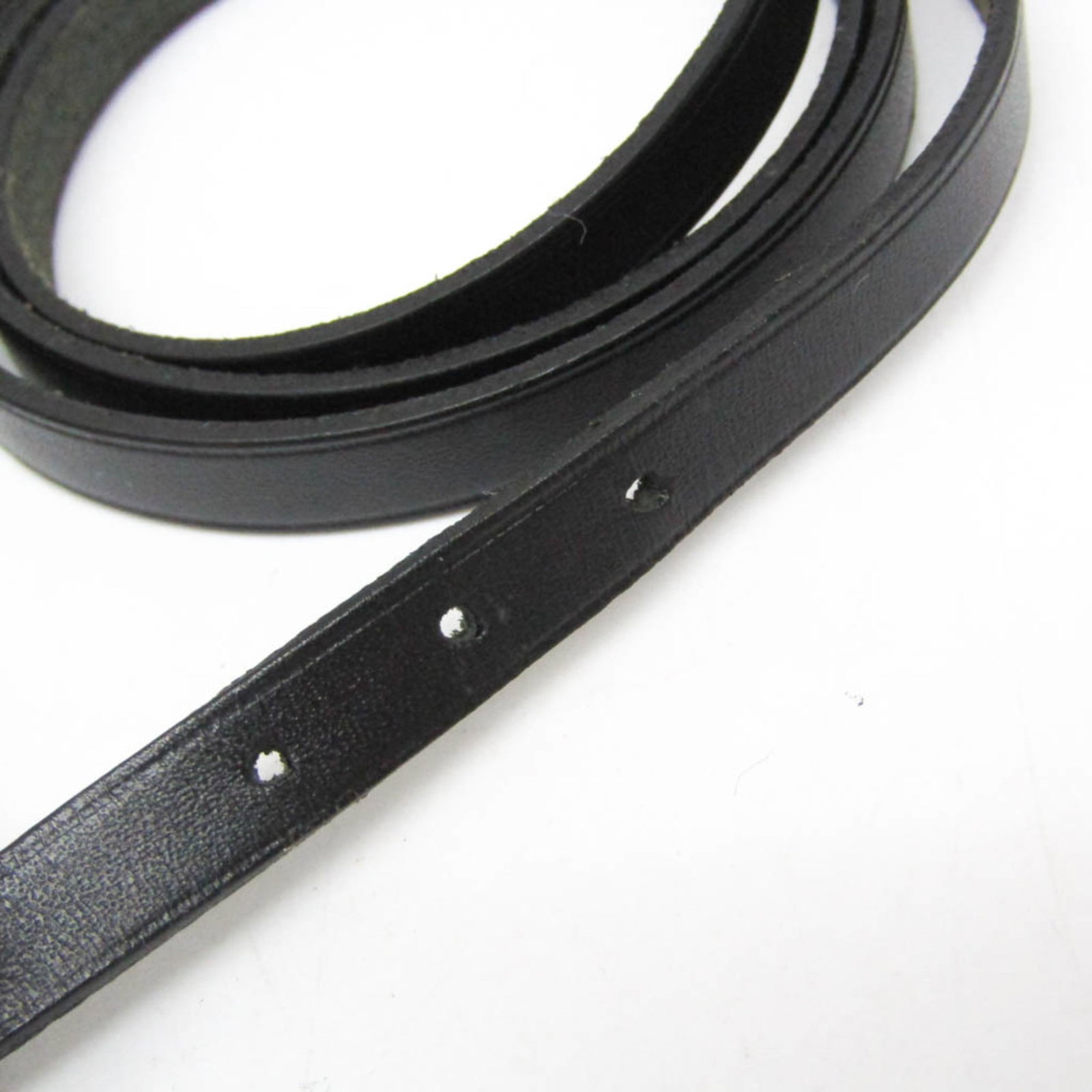 Metal leather bangle Hermes - 8