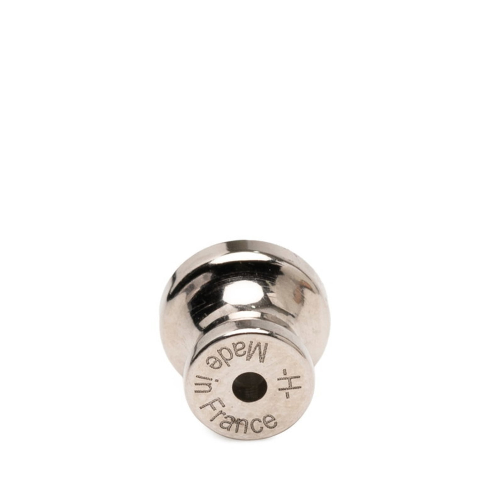 Swift Hermes Leather Stud Earrings - 4