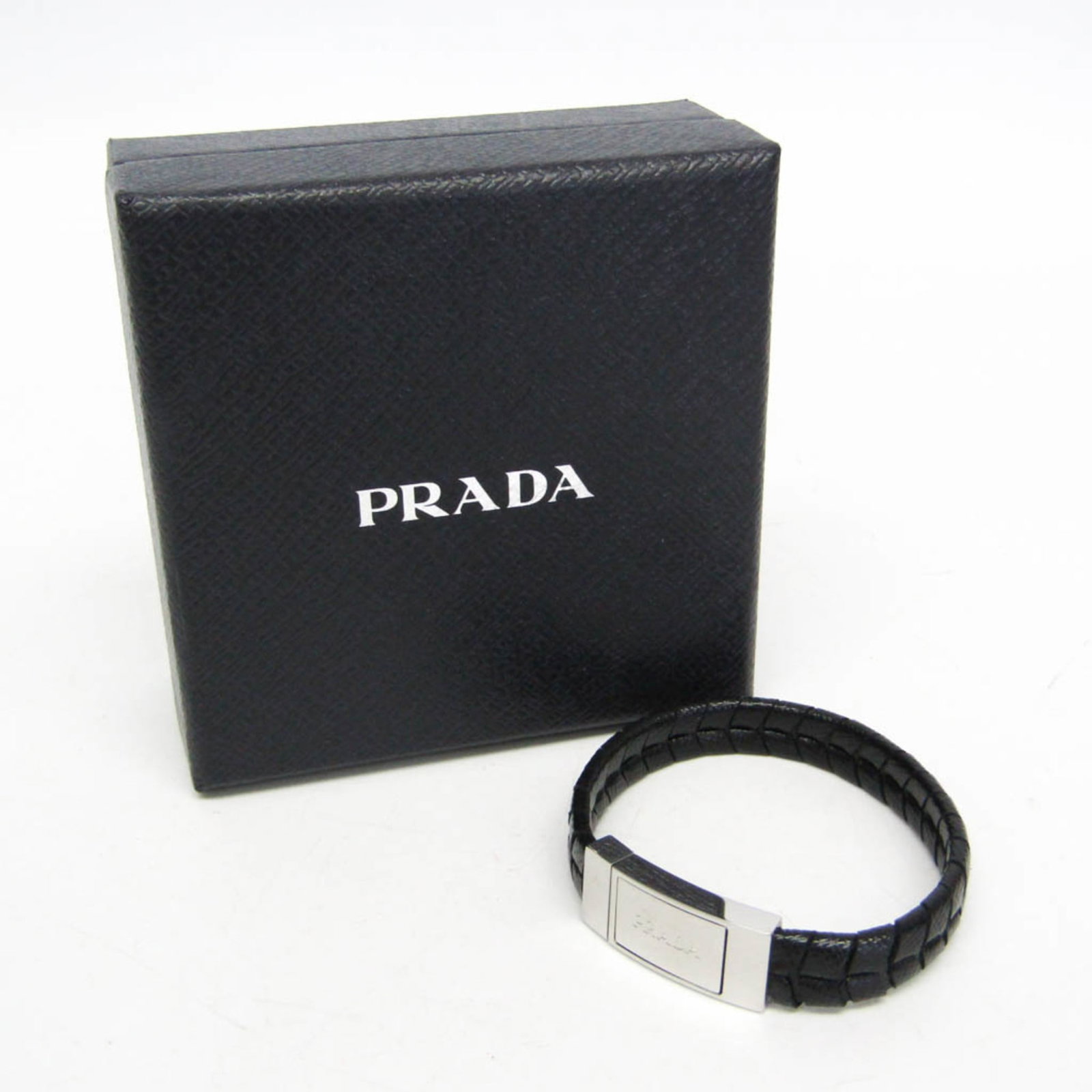 Leather Prada Bangle - 2