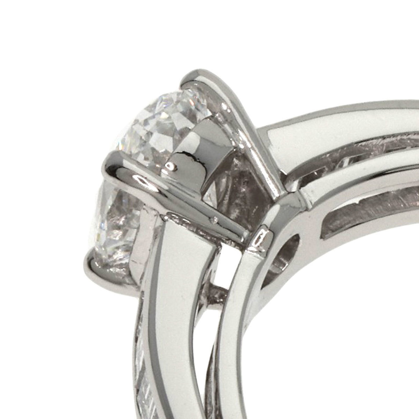 Arpels Band Platinum Ring Van Cleef - 10