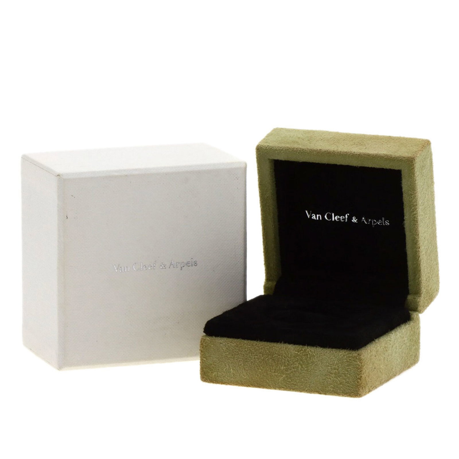 Arpels Band Platinum Ring Van Cleef - 13