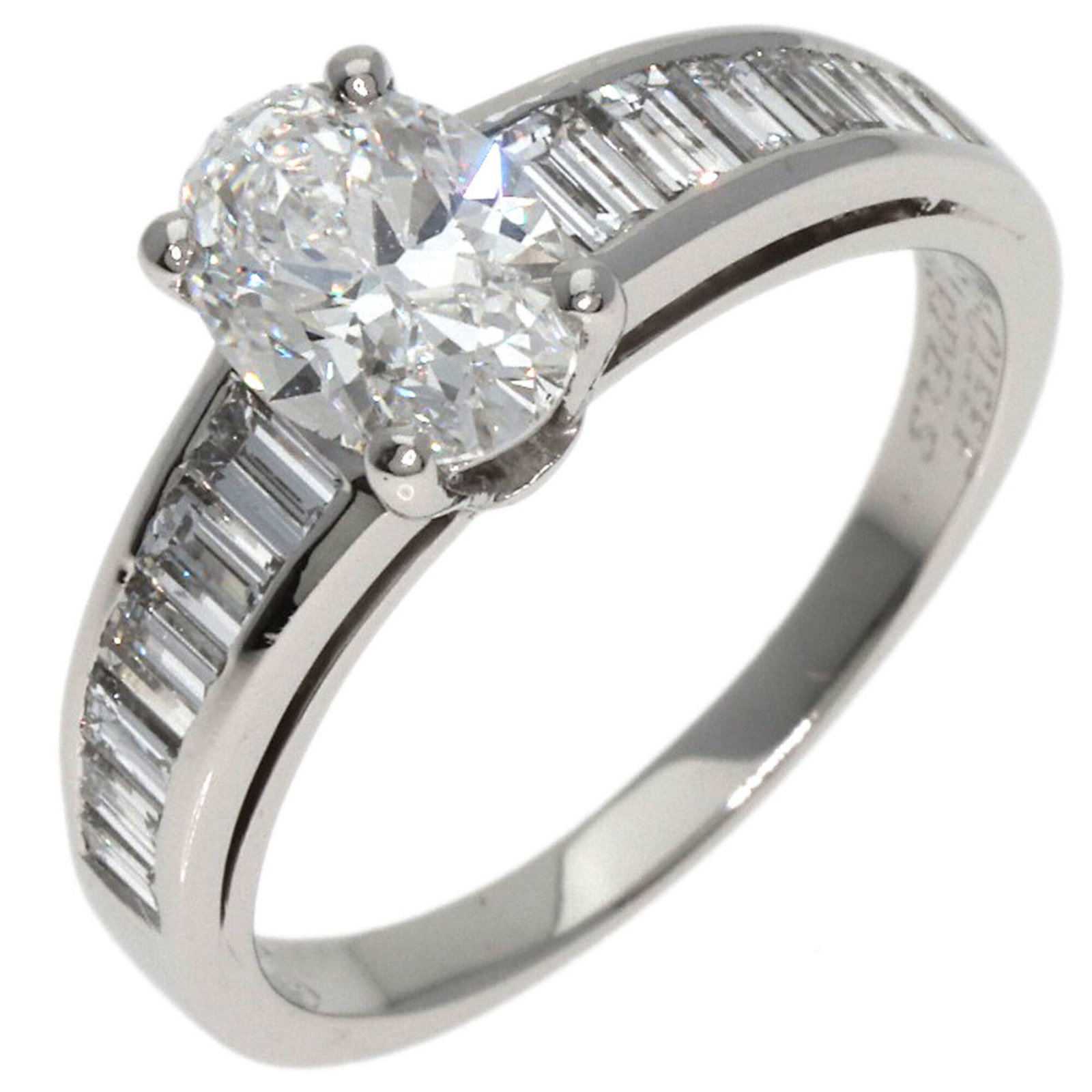 Arpels Band Platinum Ring Van Cleef - 2