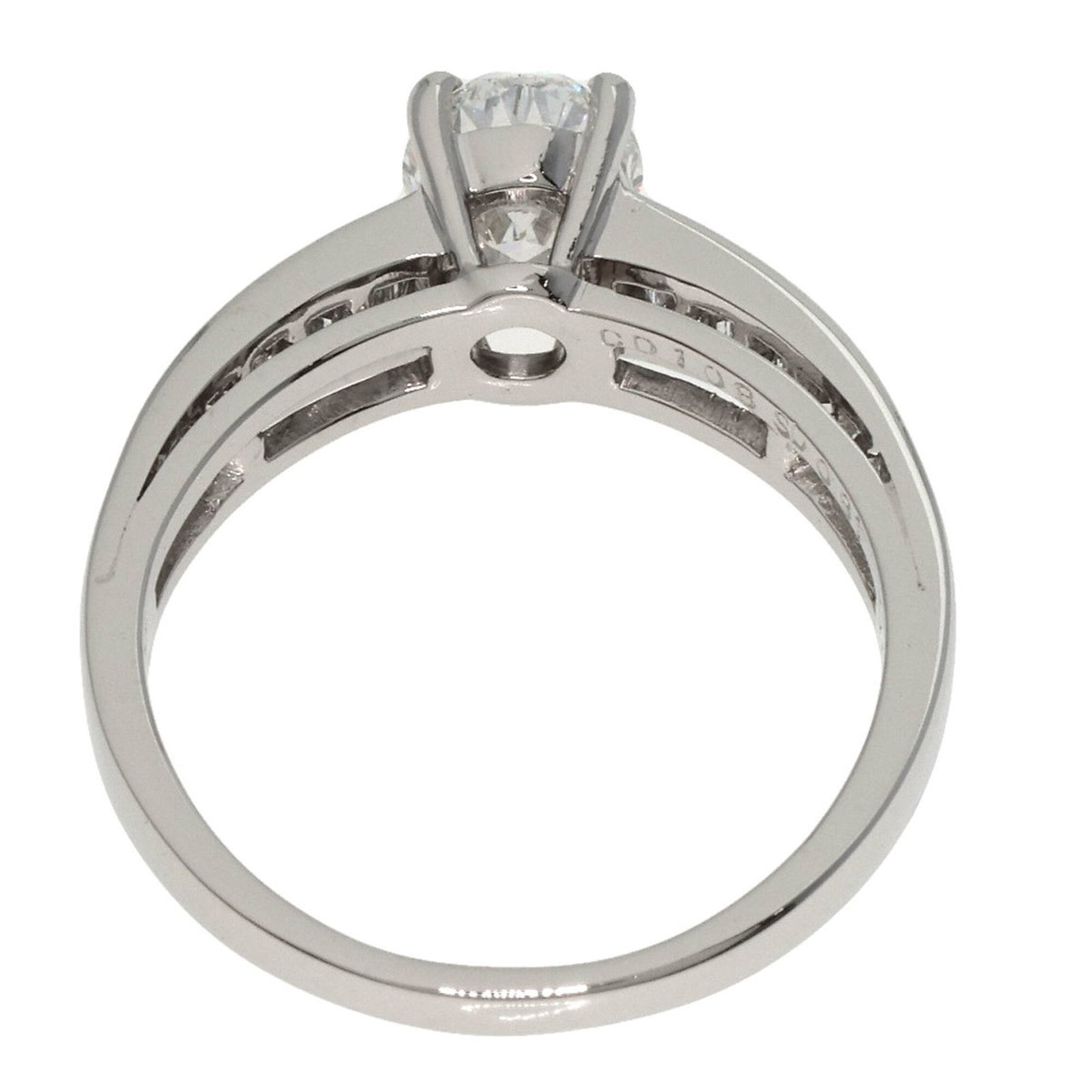 Arpels Band Platinum Ring Van Cleef - 4