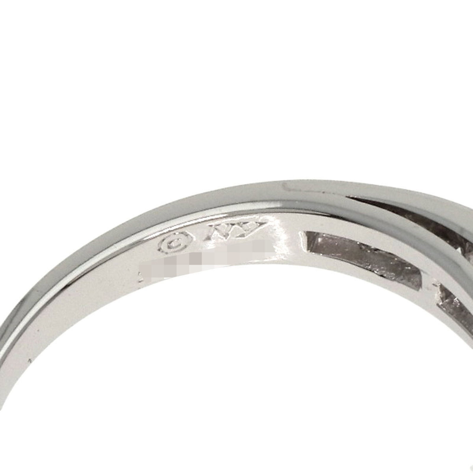 Arpels Band Platinum Ring Van Cleef - 6
