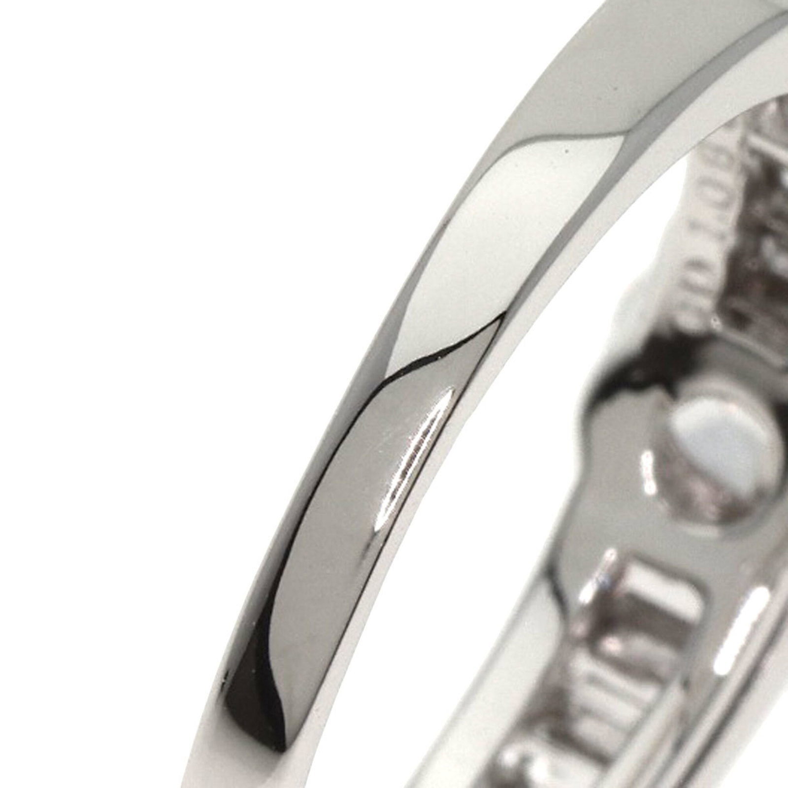 Arpels Band Platinum Ring Van Cleef - 8