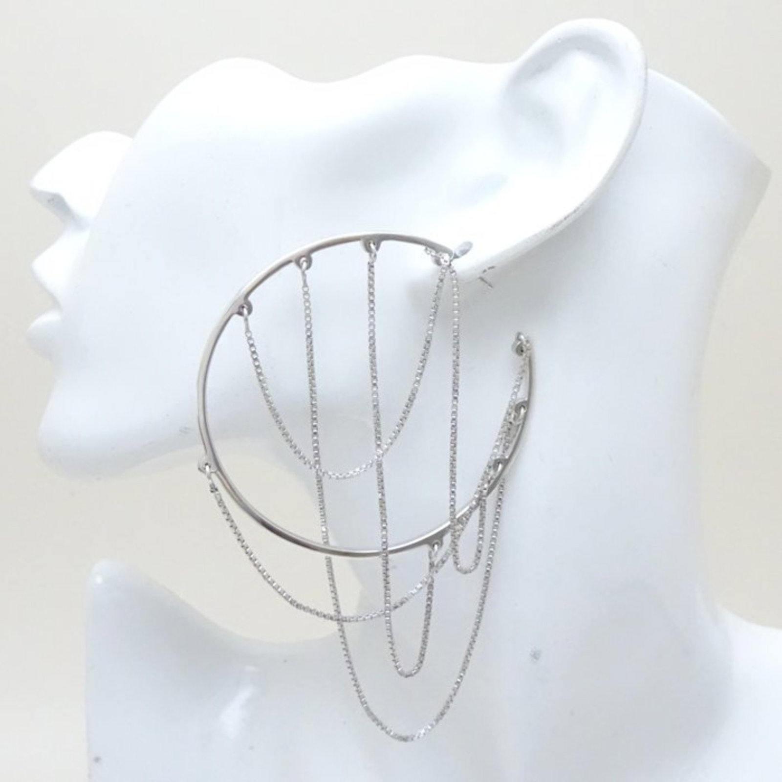 Dior Stud Earrings Silver 925 - 3