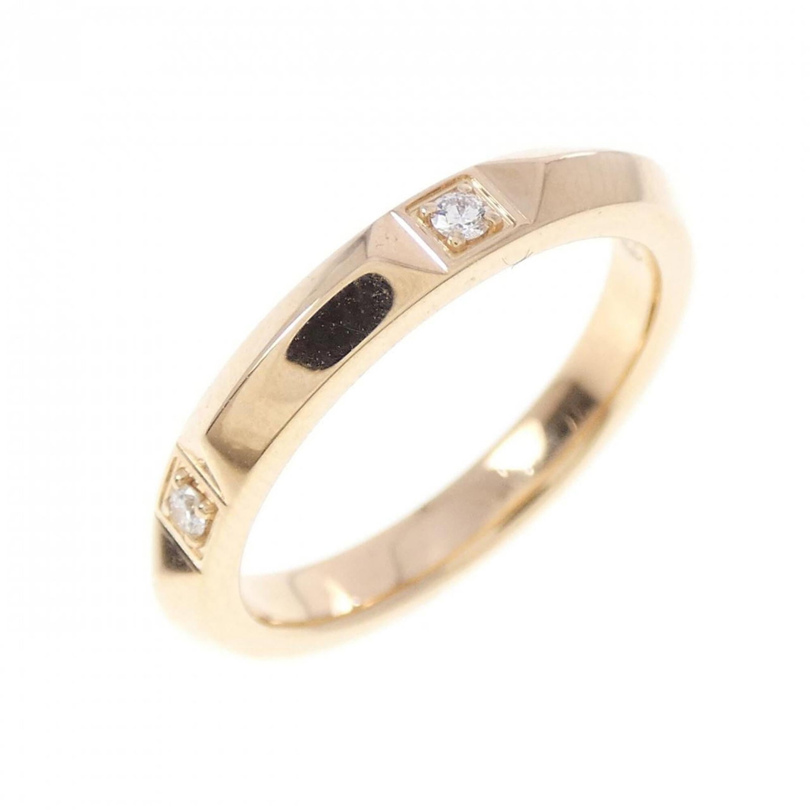 Pink Gold Ring Band Tiffany: Pink Gold Ring Band Tiffany Pink Gold Ring Band from Tiffany, featuring a delicate pink gold band with subtle wear and minor scratches. This 18K pink gold ring band is in very good condition, showing 