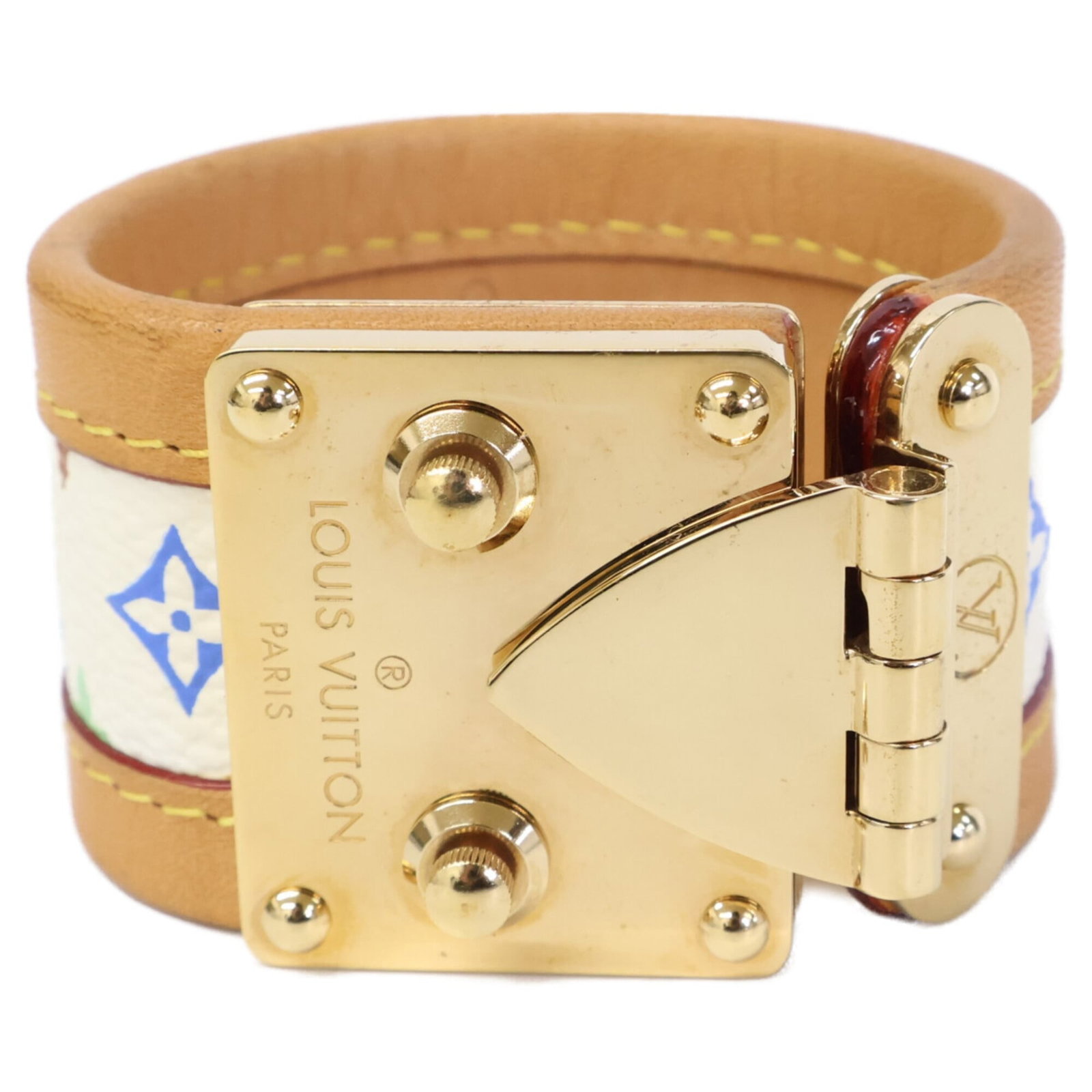 Multicolore Monogram Charm Bracelet Louis Vuitton: Multicolore Monogram Charm Bracelet Louis Vuitton Multicolore Monogram Charm Bracelet from Louis Vuitton boasts a vibrant multicolor design, adding a pop of personality to any outfit. The charm