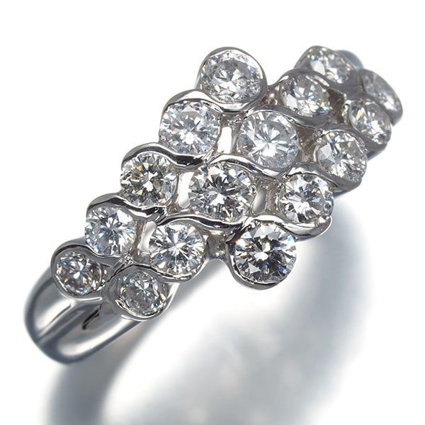 Platinum Ring Diamond 1.03ct - 2