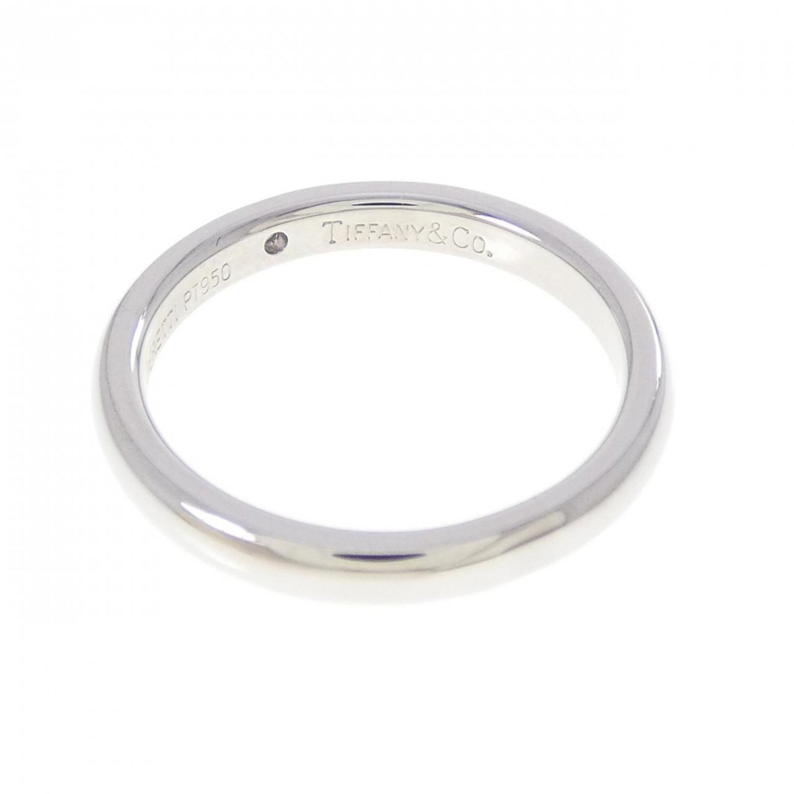 Platinum ring by Tiffany band - 3