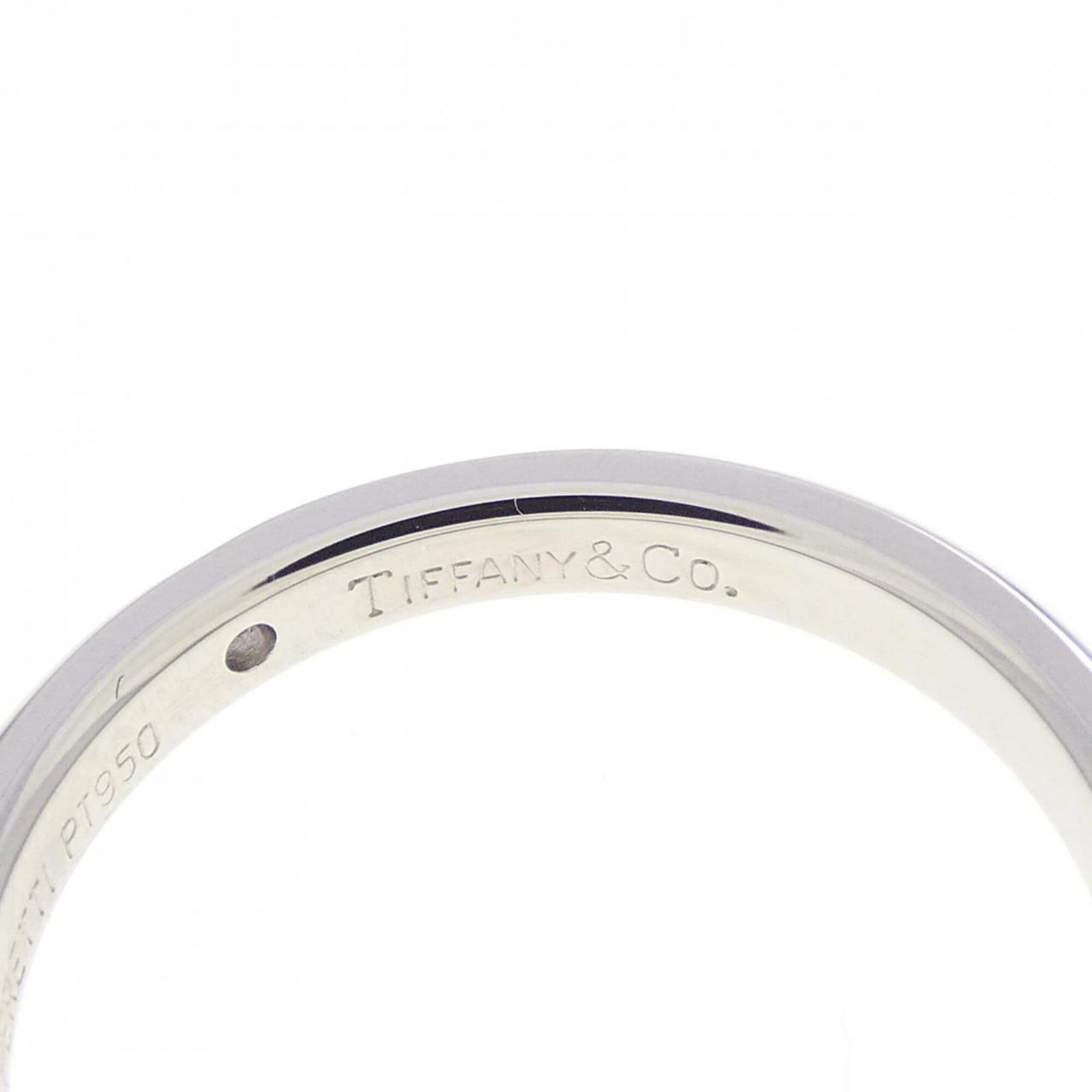 Platinum ring by Tiffany band - 4