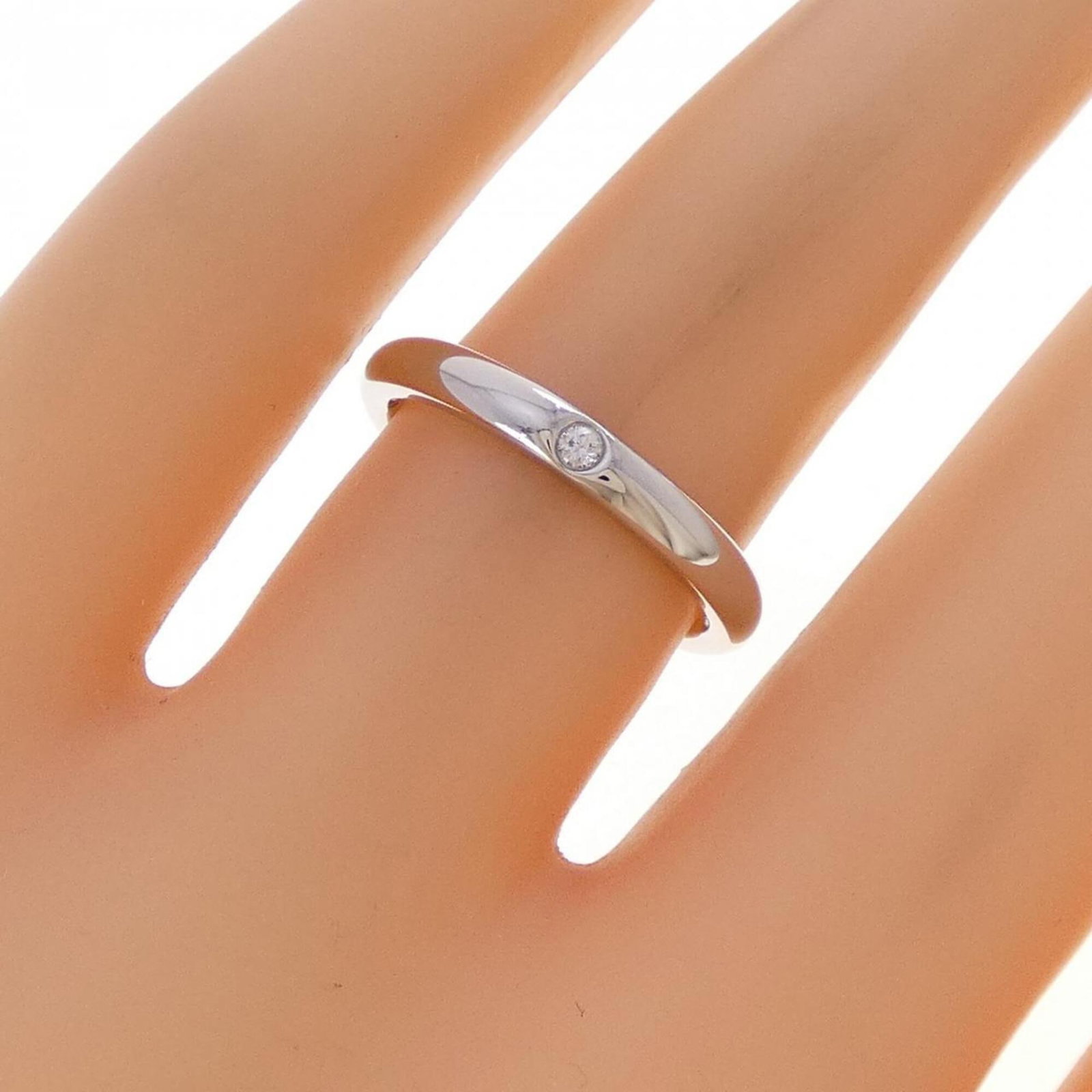 Platinum ring by Tiffany band - 5