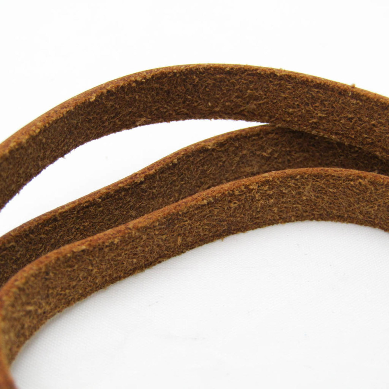 Metal leather bangle Hermes - 7